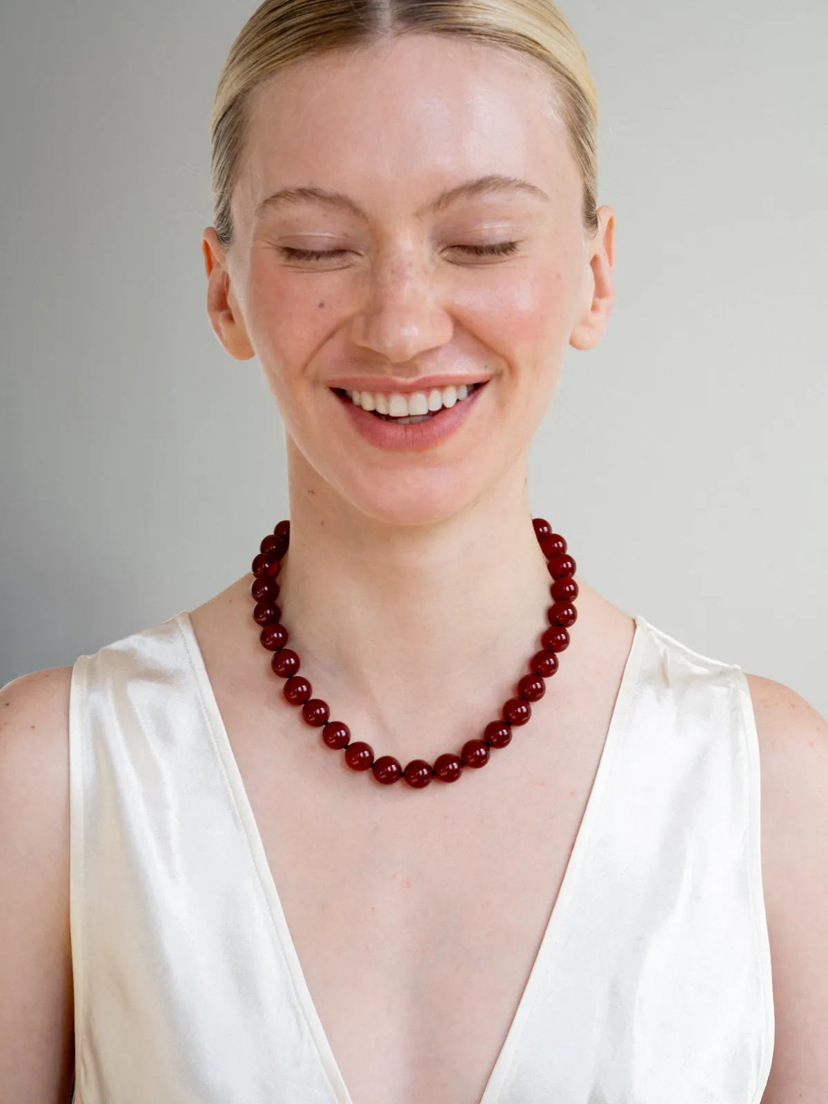 Grande Boule Red Agate sold by Lisbeth Jewelry product image thumbnail 5