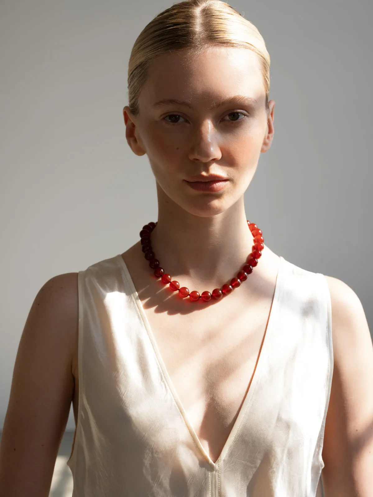 Grande Boule Red Agate sold by Lisbeth Jewelry product image thumbnail 4
