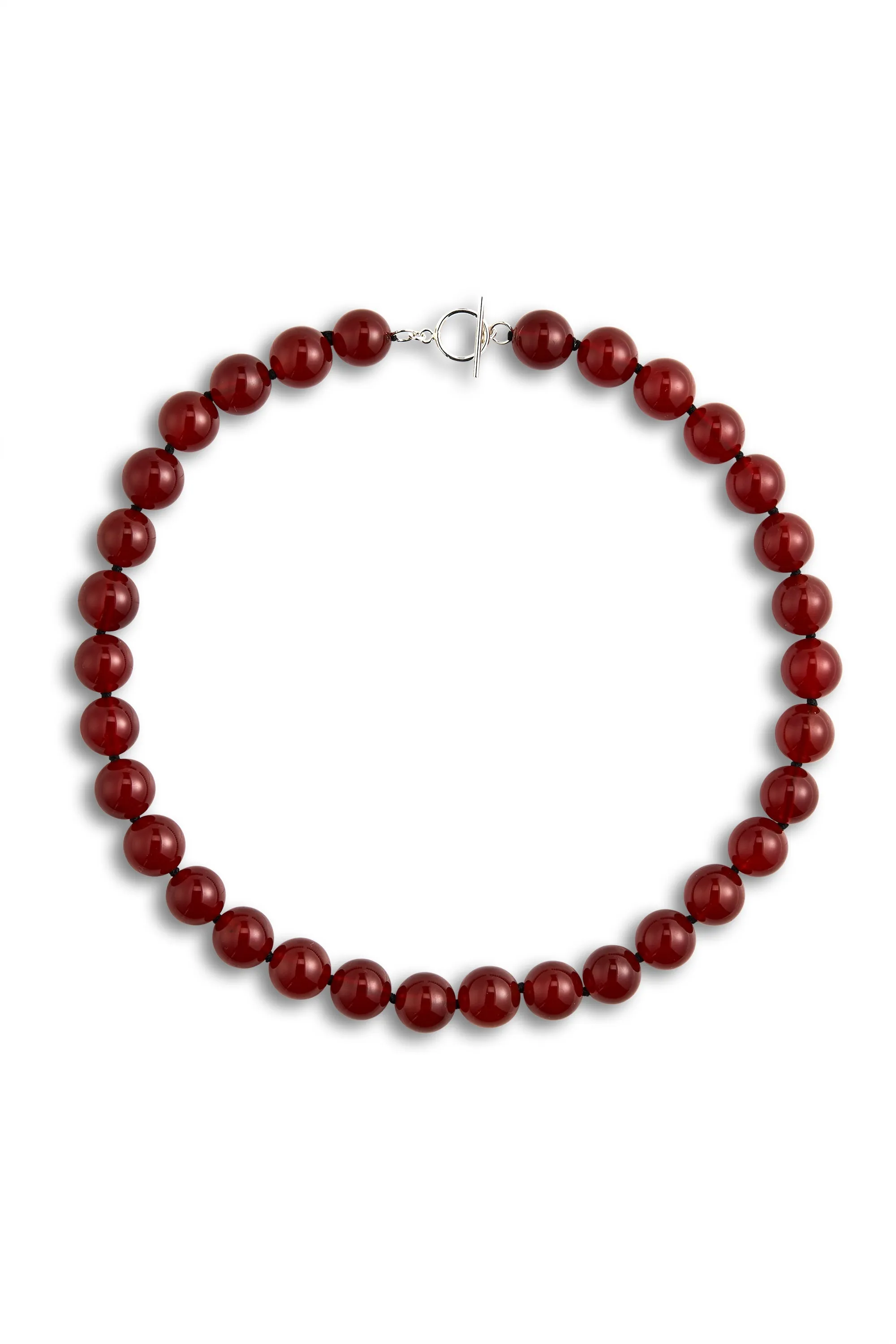 Grande Boule Red Agate sold by Lisbeth Jewelry