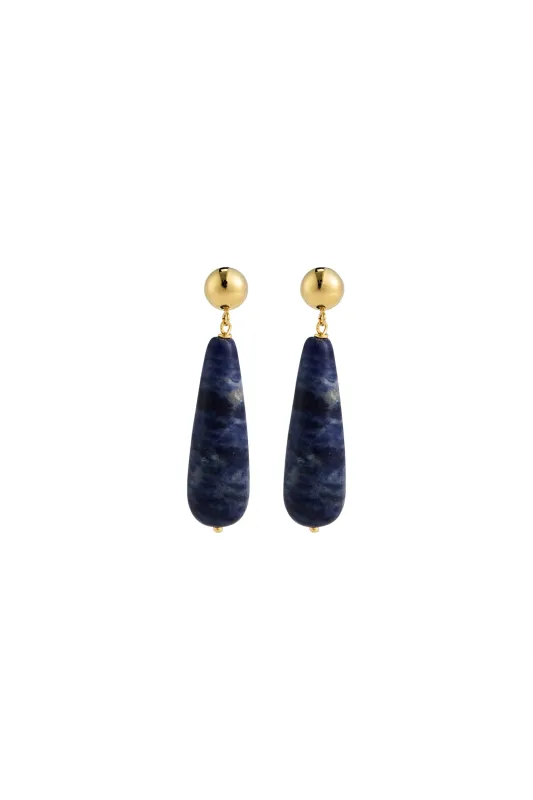 Arwen Sodalite Gold made by Lisbeth Jewelry