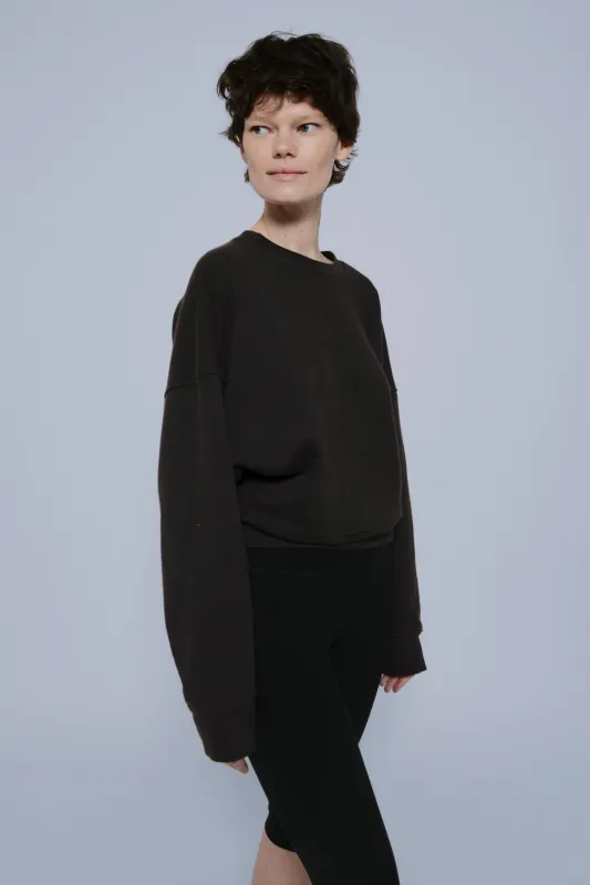 Organic Cotton Smile Sweatshirt made by Nu Swim