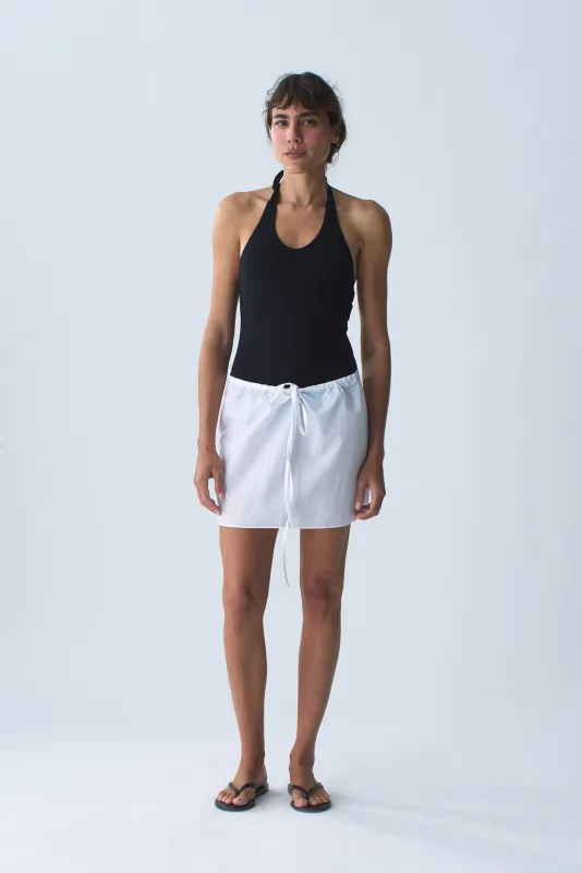 Organic Cotton Indigo Bodysuit made by Nu Swim