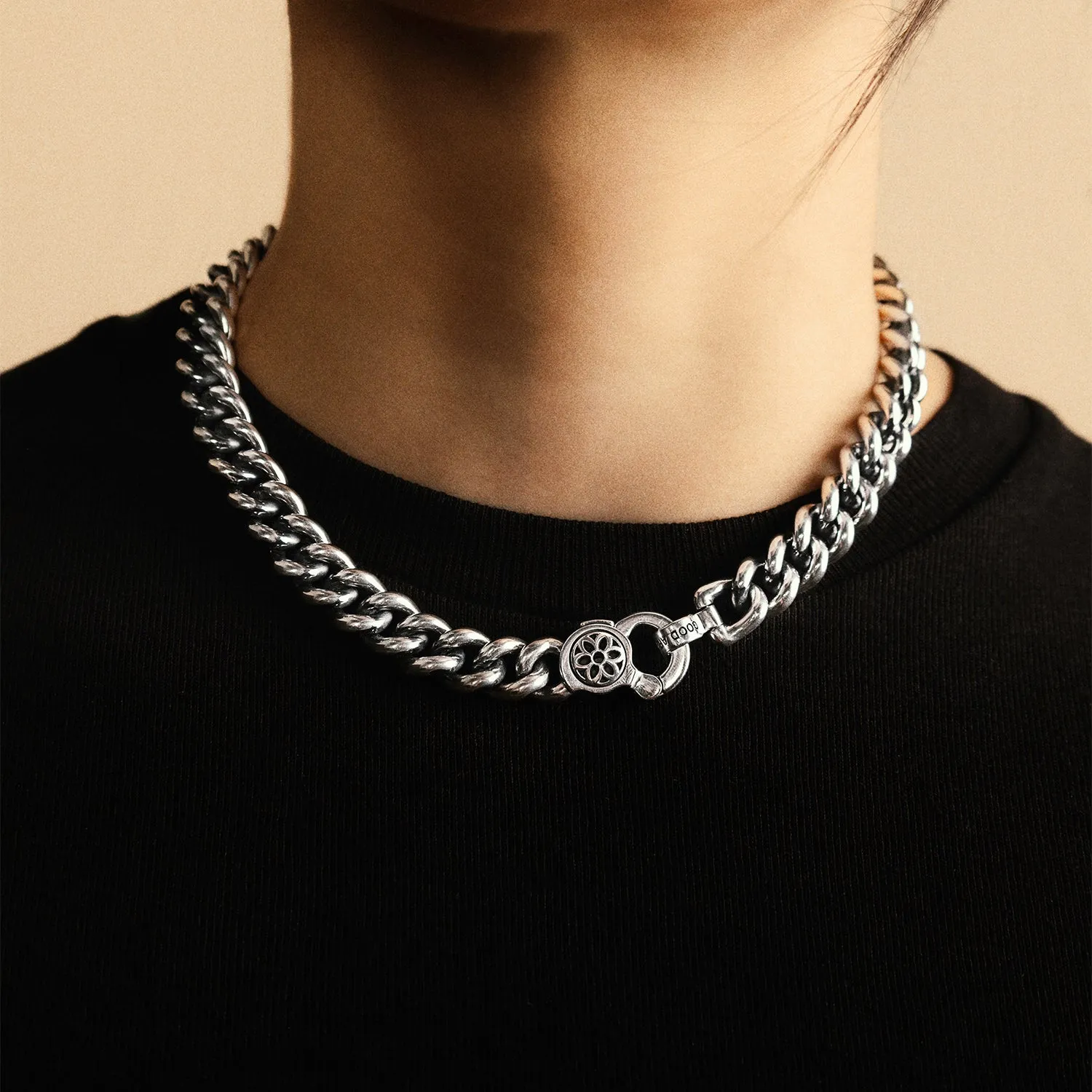 Curb Chain Necklace - C sold by Good Art Hlywd product image thumbnail 3