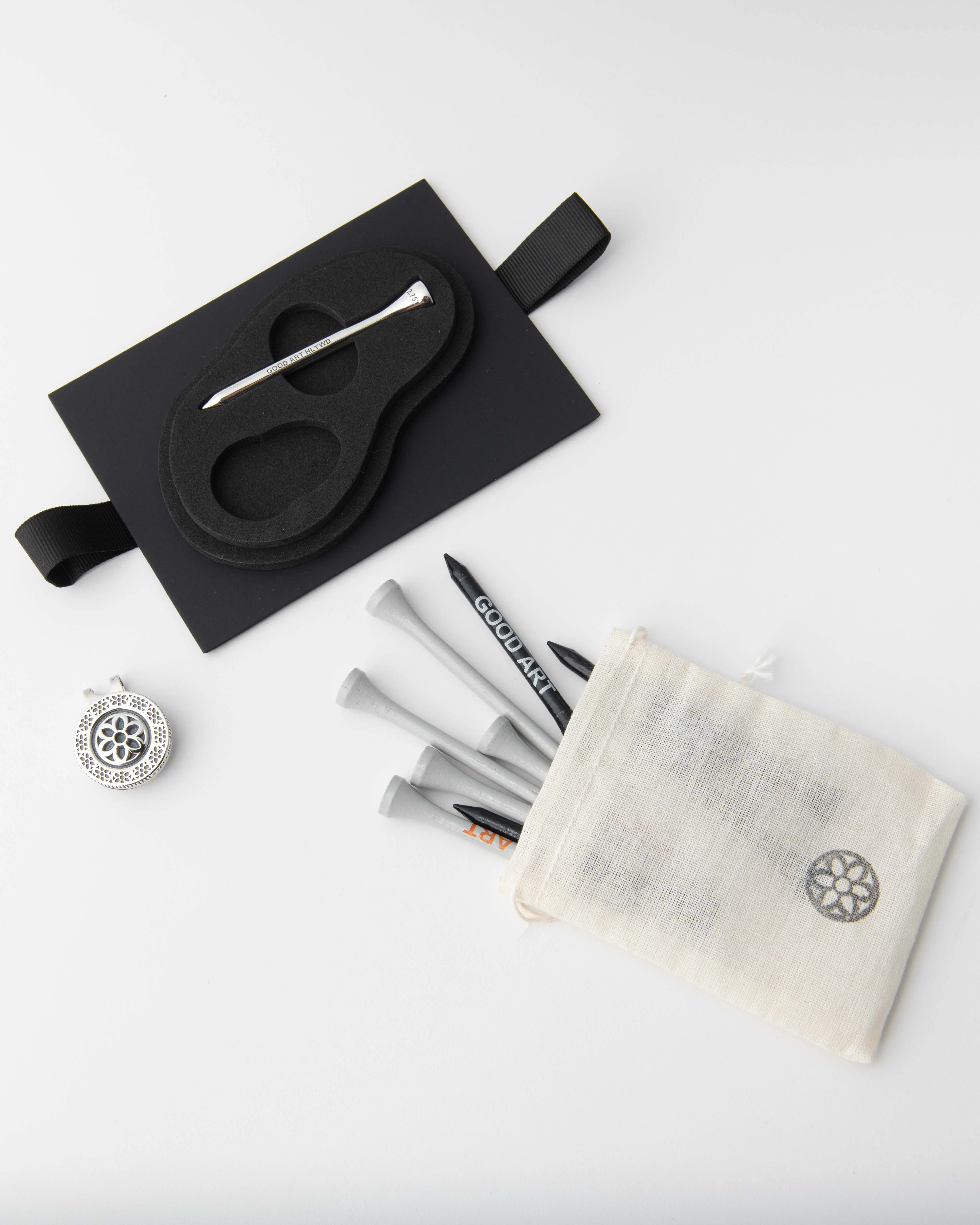 Sterling Golf Tee & Ball Marker Set sold by Good Art Hlywd product image thumbnail 2