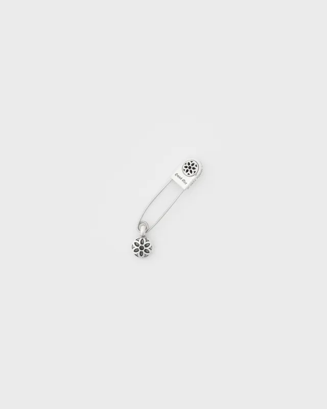 Safety Pin with Rosette Charm made by Good Art Hlywd