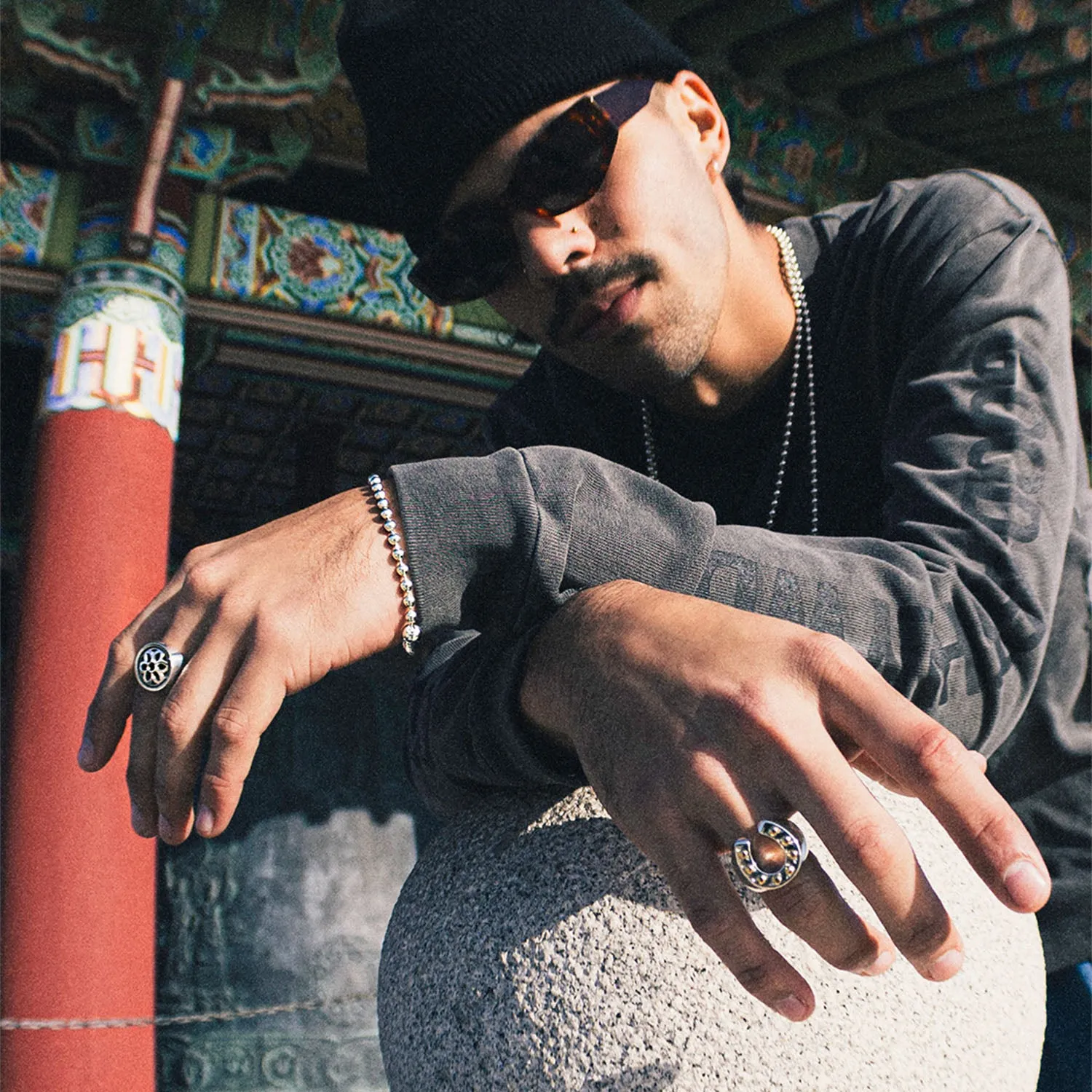 Horseshoe Ring | Sterling Silver w/ 18K Yellow Gold-D's - A sold by Good Art Hlywd product image thumbnail 2