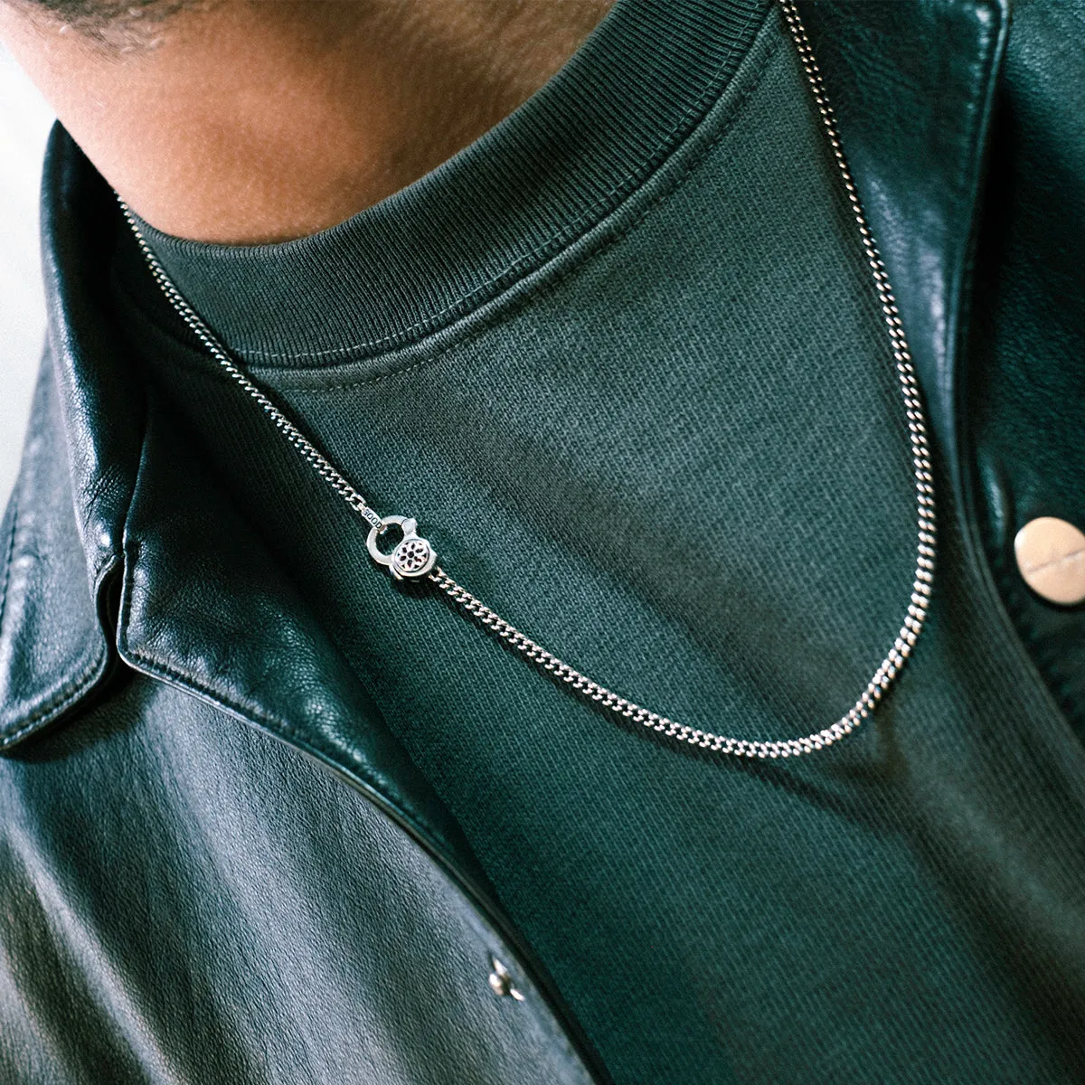 Curb Chain Necklace - 4A sold by Good Art Hlywd product image thumbnail 2