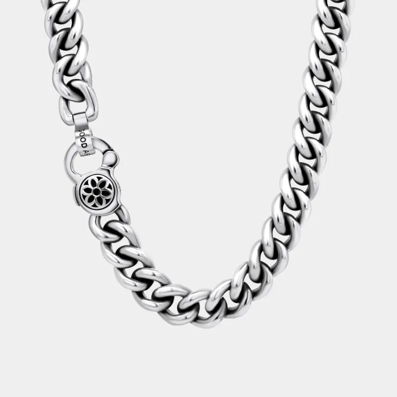 Curb Chain C Necklace made by Good Art Hlywd