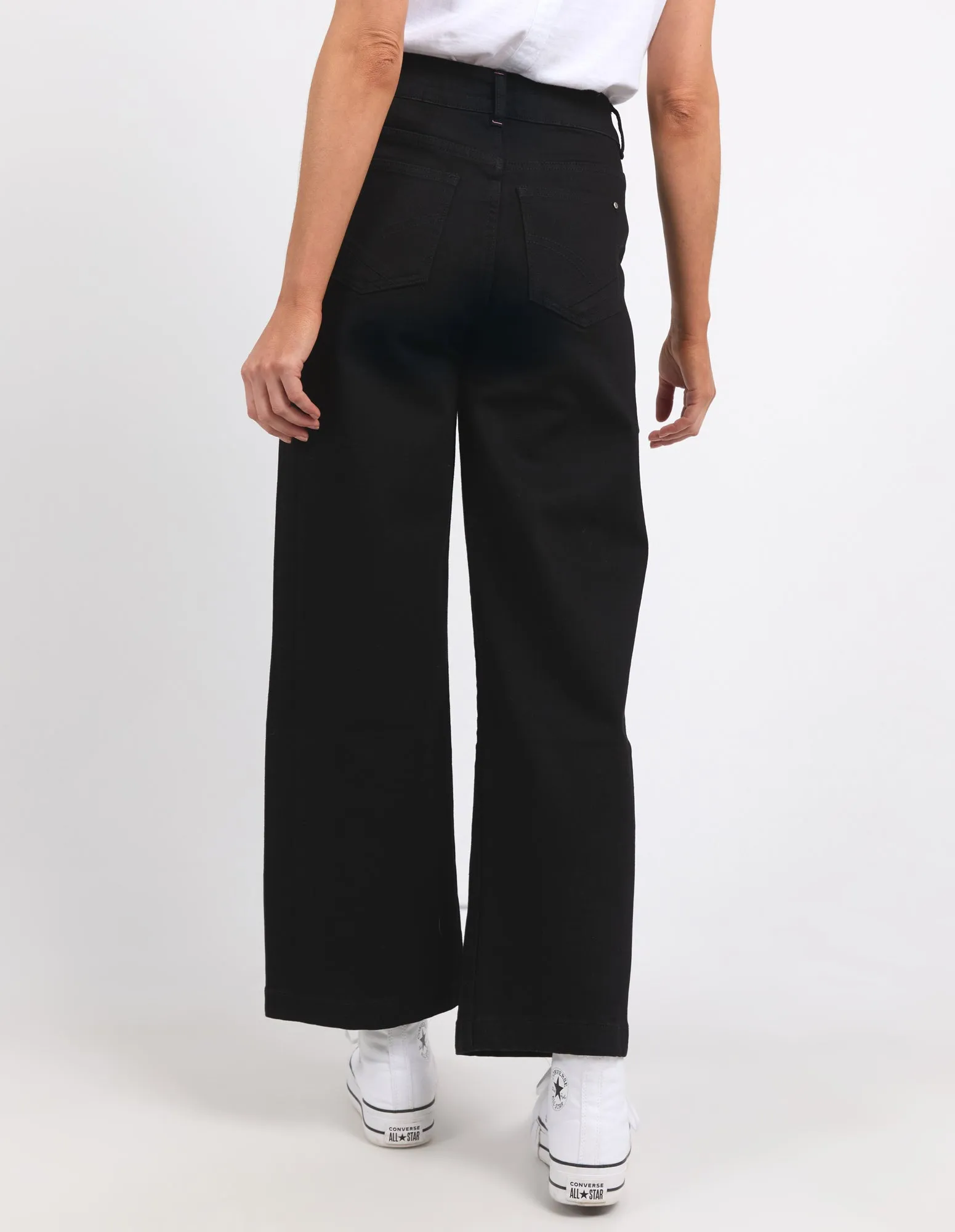 Izzy Wide Leg Jean Black Wash sold by Elm Lifestyle product image thumbnail 3