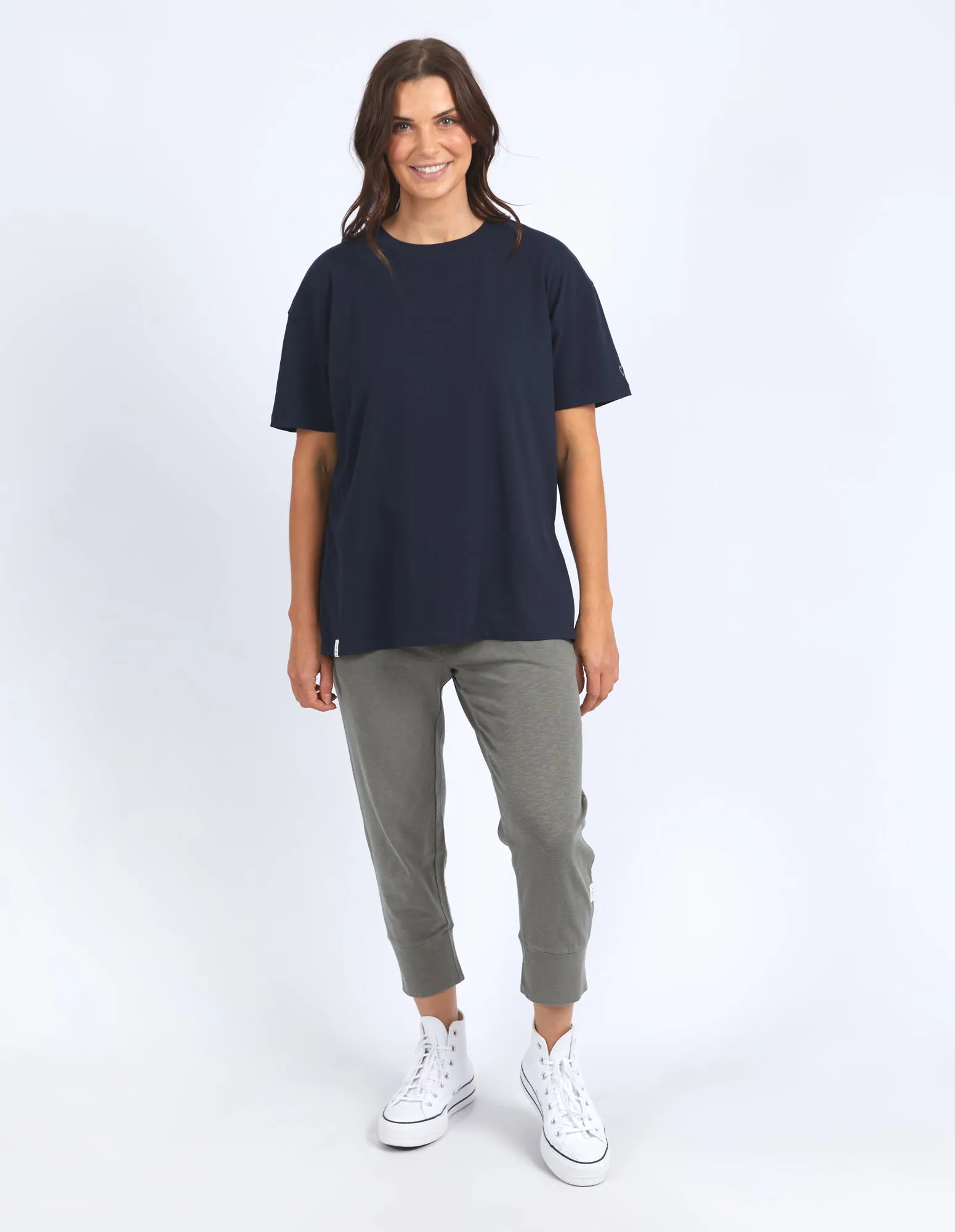 Long Split Tee Dark Sapphire sold by Elm Lifestyle product image thumbnail 2