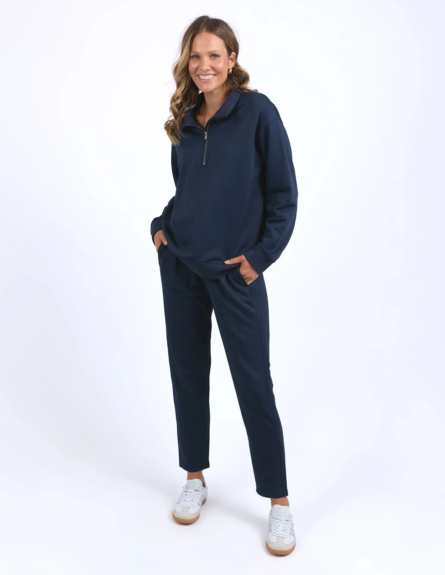 Tatum Half Zip Fleece Dark Sapphire sold by Elm Lifestyle product image thumbnail 2