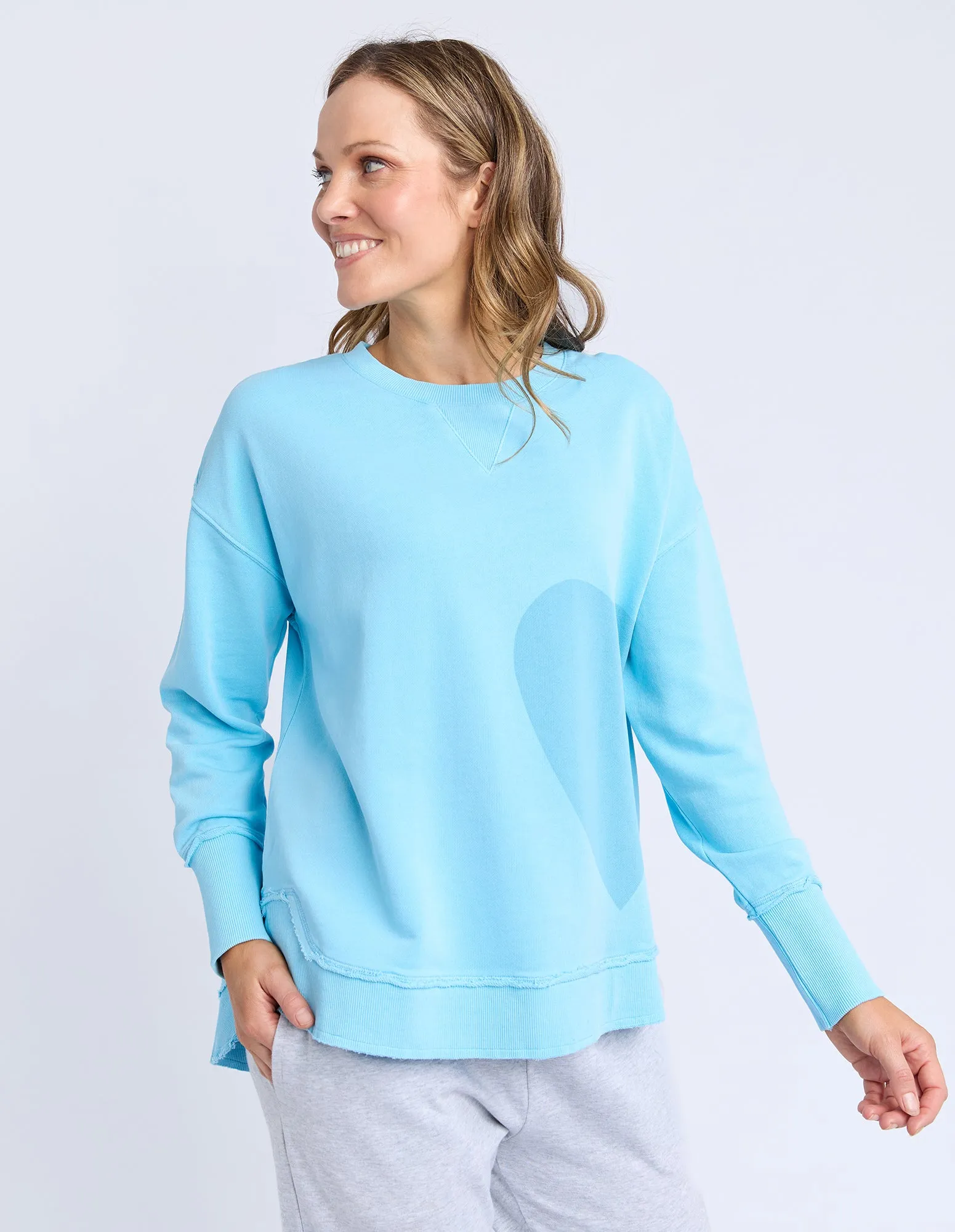 One Heart Crew Spray Blue sold by Elm Lifestyle product image thumbnail 4