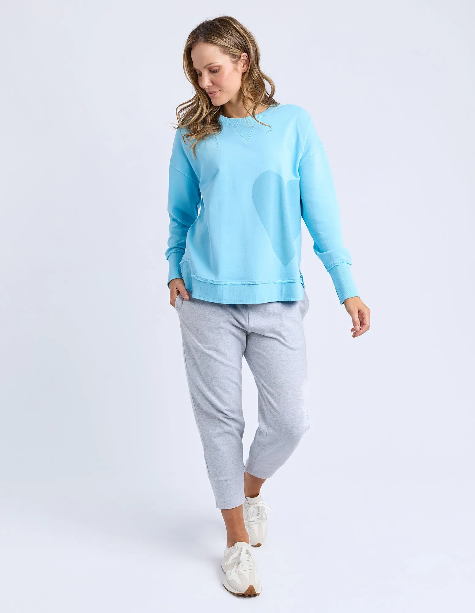 One Heart Crew Spray Blue sold by Elm Lifestyle product image thumbnail 2