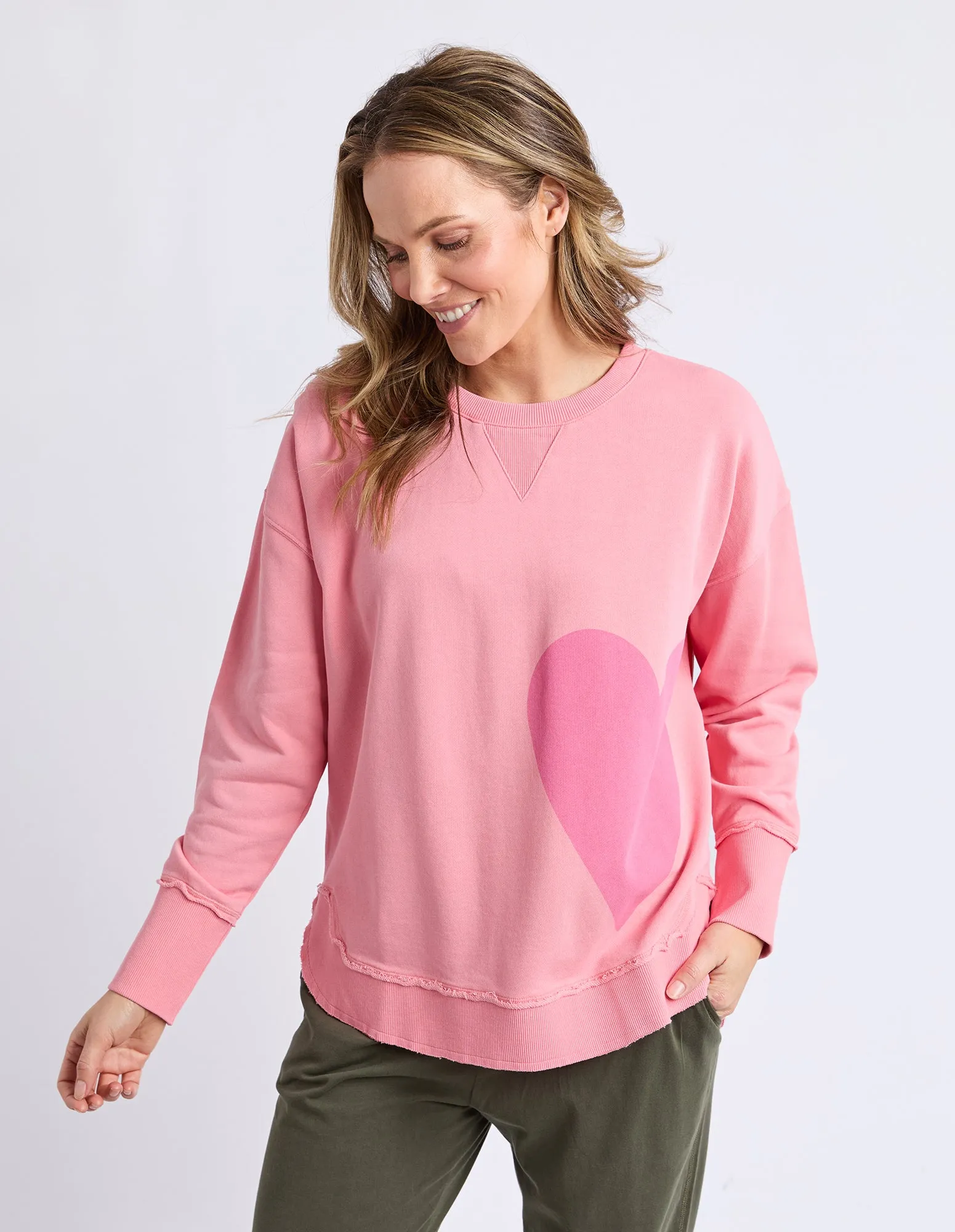 One Heart Crew Charm Pink sold by Elm Lifestyle