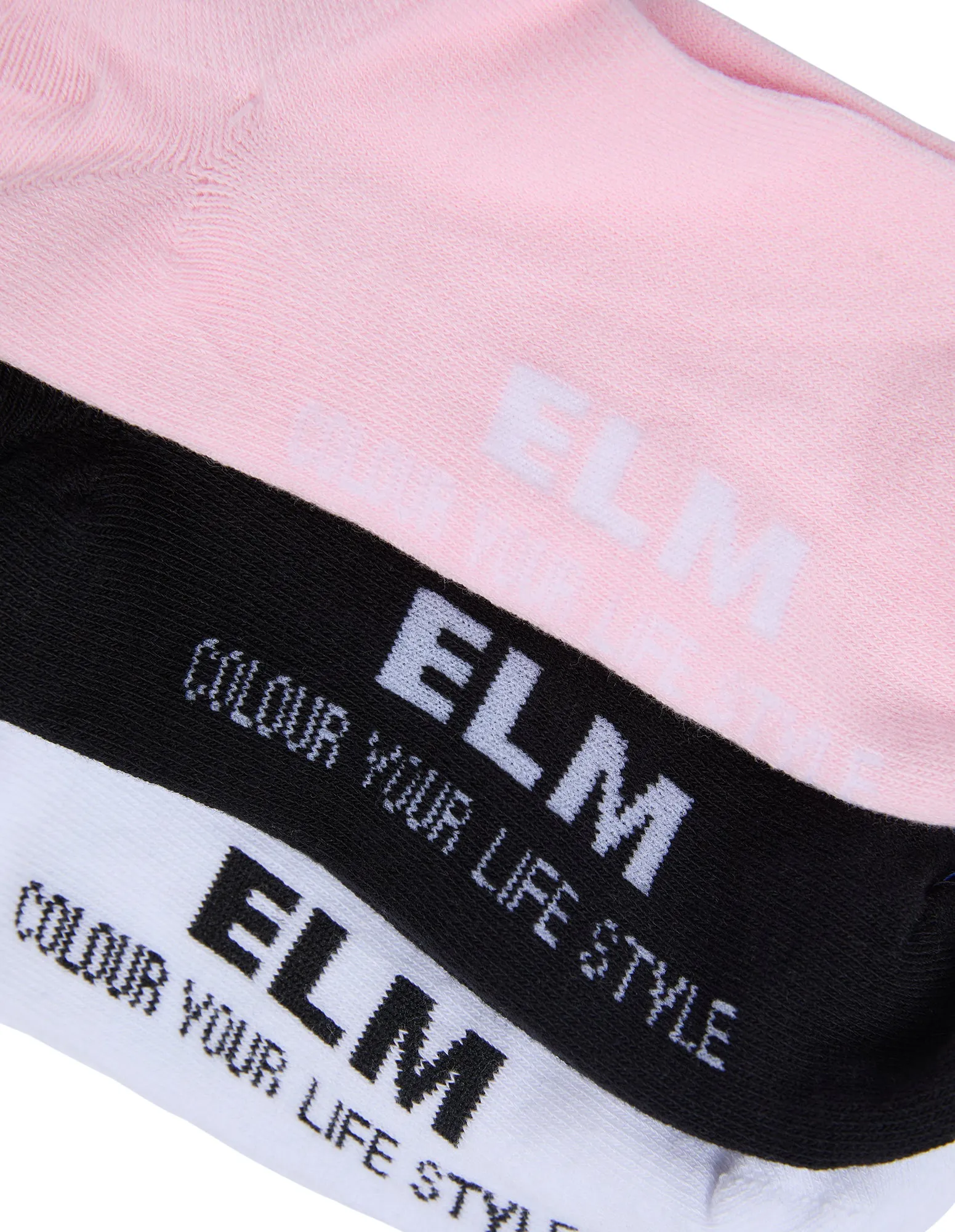 No Show Socks 3pk Pink sold by Elm Lifestyle product image thumbnail 5