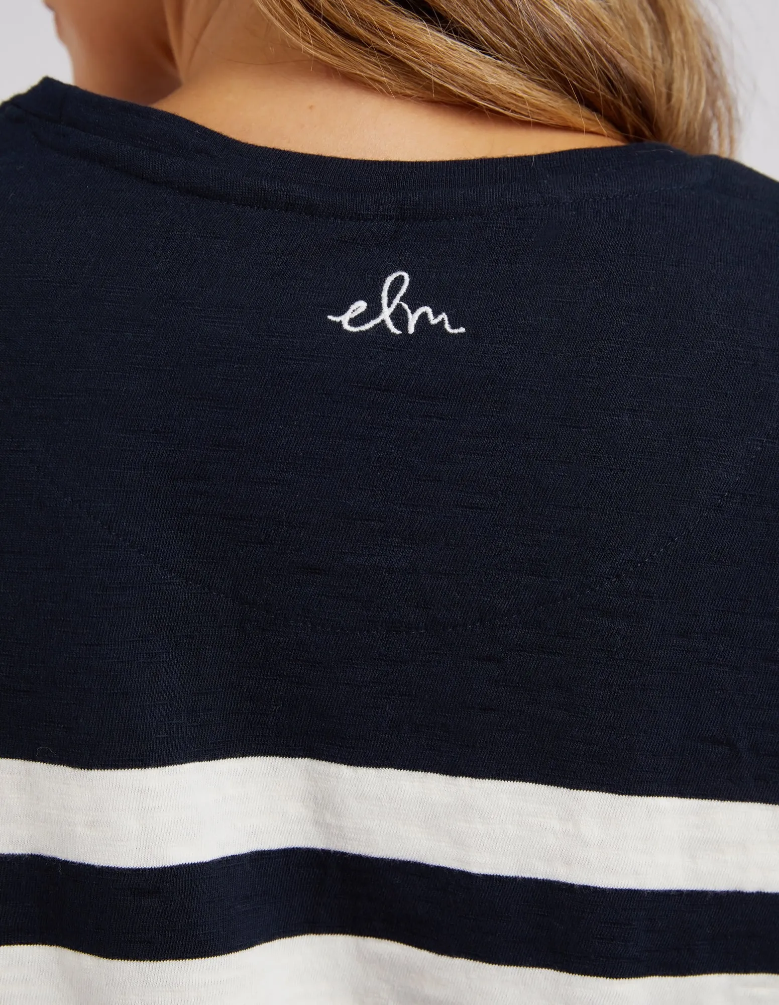Allegra Long Sleeve Navy & Vintage White sold by Elm Lifestyle product image thumbnail 5