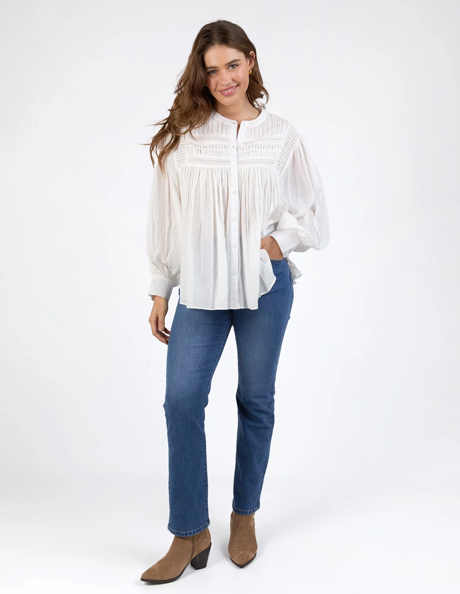 Montana Blouse Marshmallow sold by Elm Lifestyle product image thumbnail 3