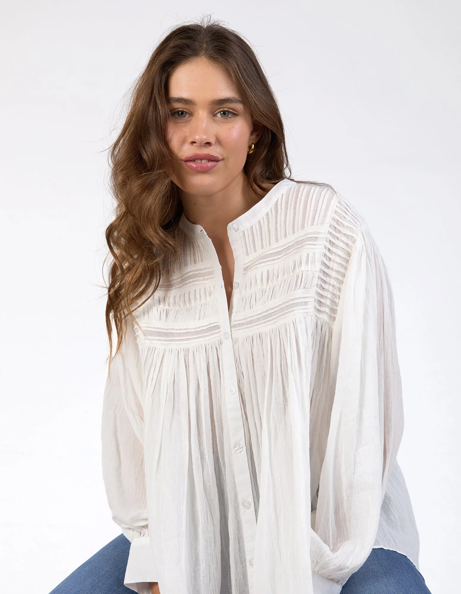 Montana Blouse Marshmallow sold by Elm Lifestyle product image thumbnail 2