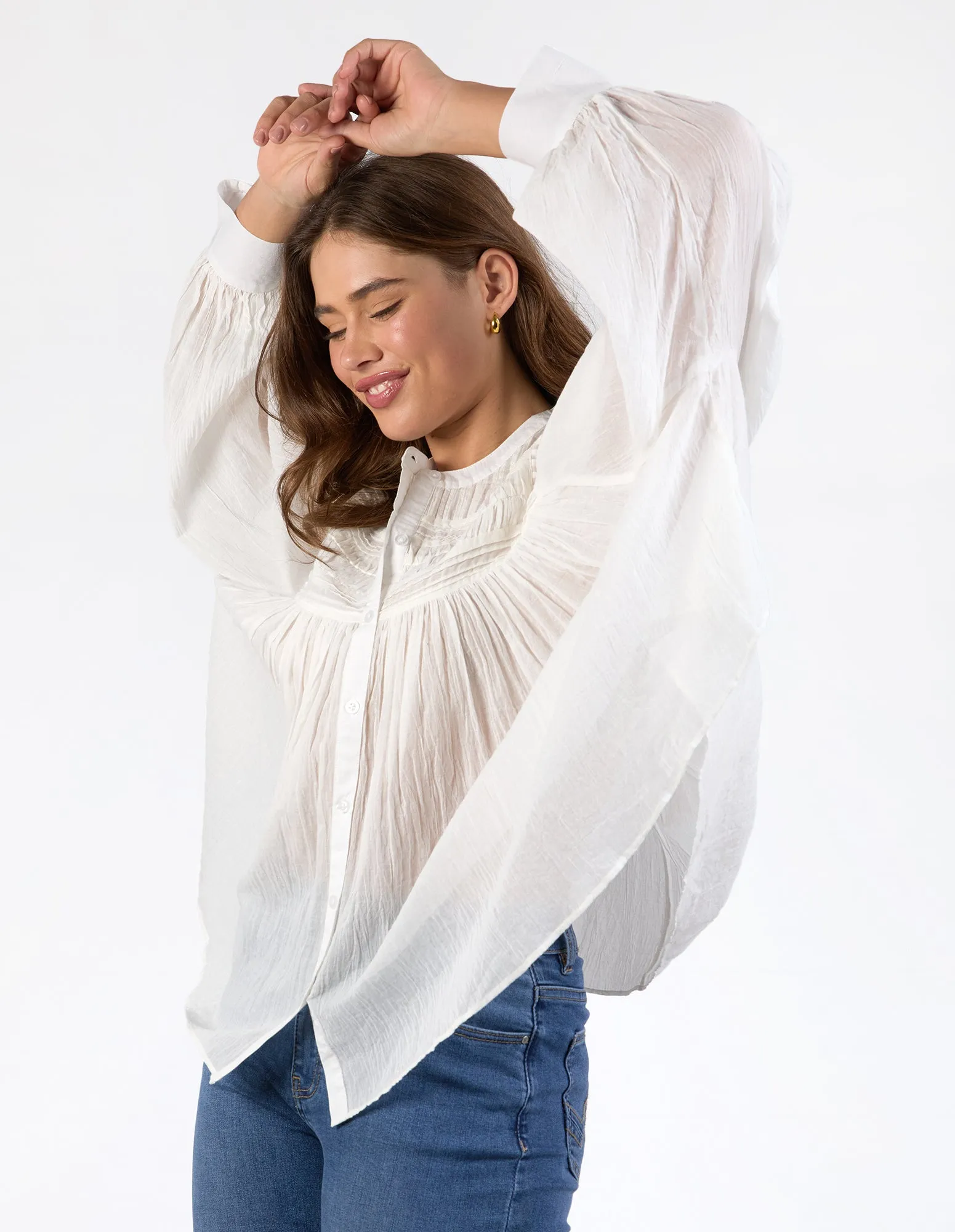 Montana Blouse Marshmallow sold by Elm Lifestyle product image thumbnail 5