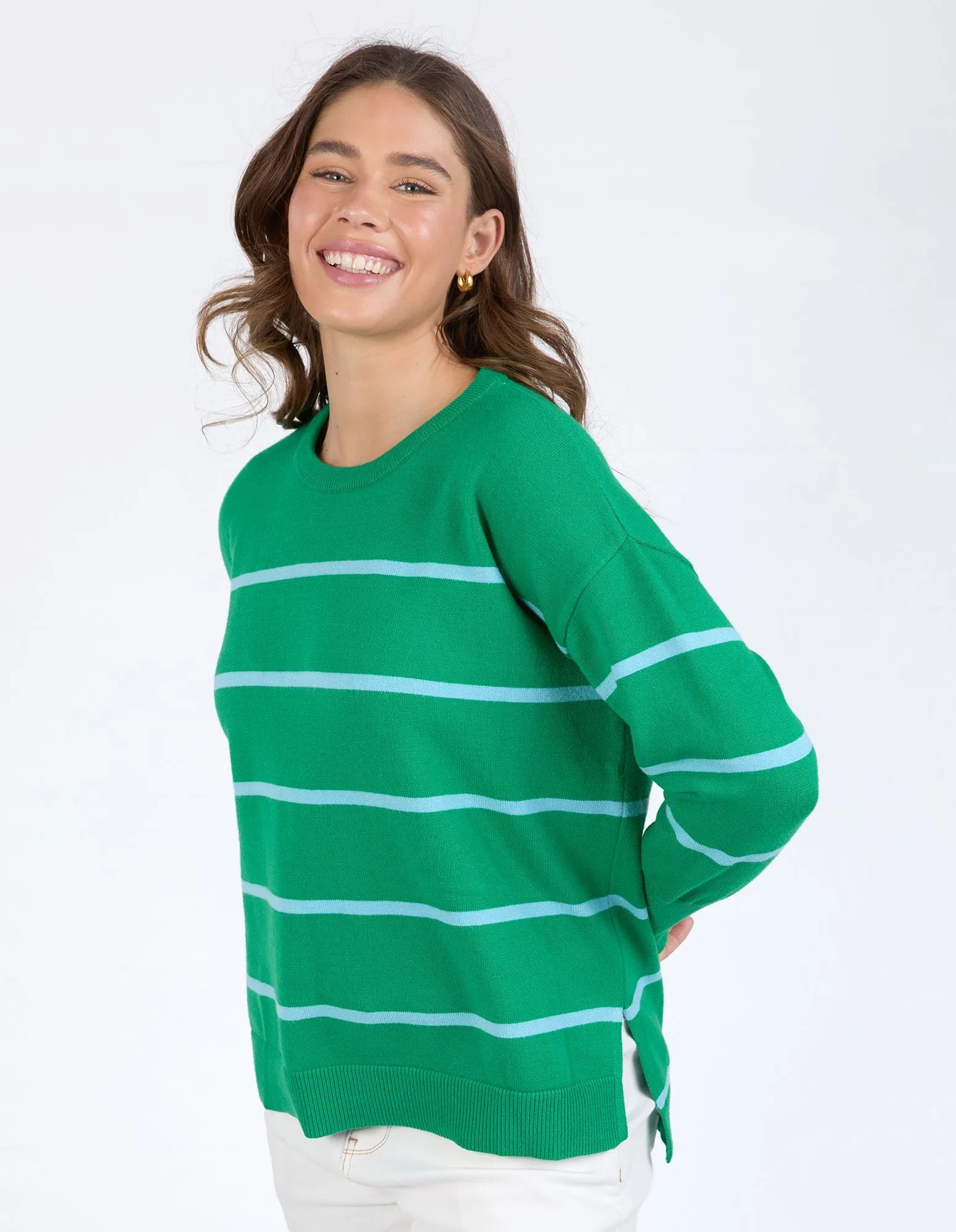 Charli Stripe Knit Pine Green sold by Elm Lifestyle product image thumbnail 2