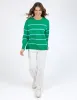 Charli Stripe Knit Pine Green sold by Elm Lifestyle