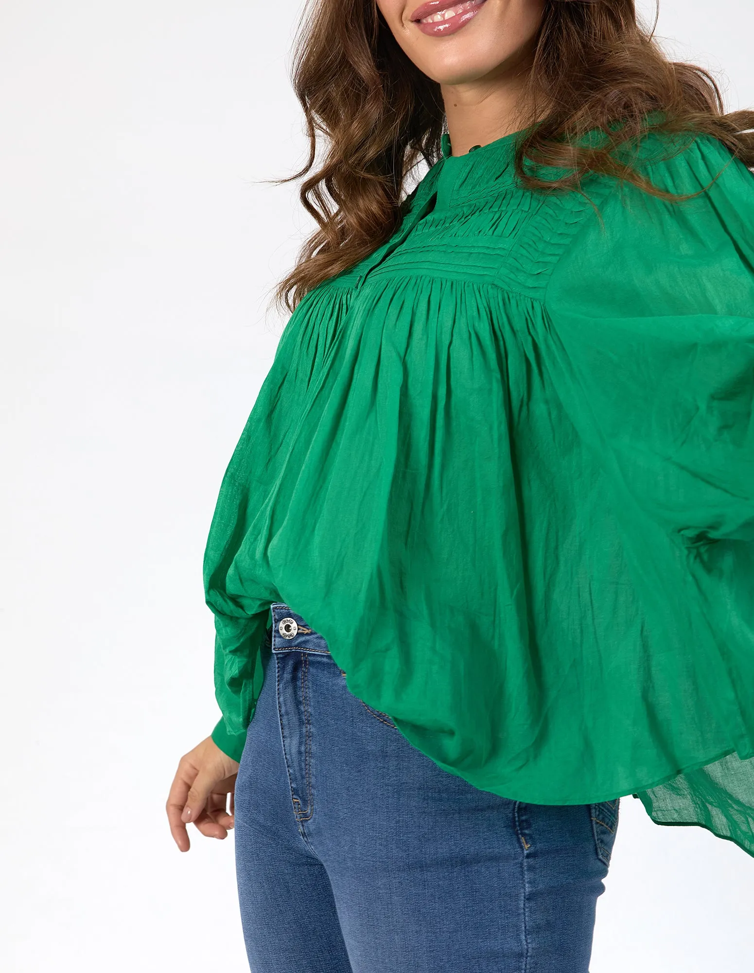 Montana Blouse Pine Green sold by Elm Lifestyle product image thumbnail 5