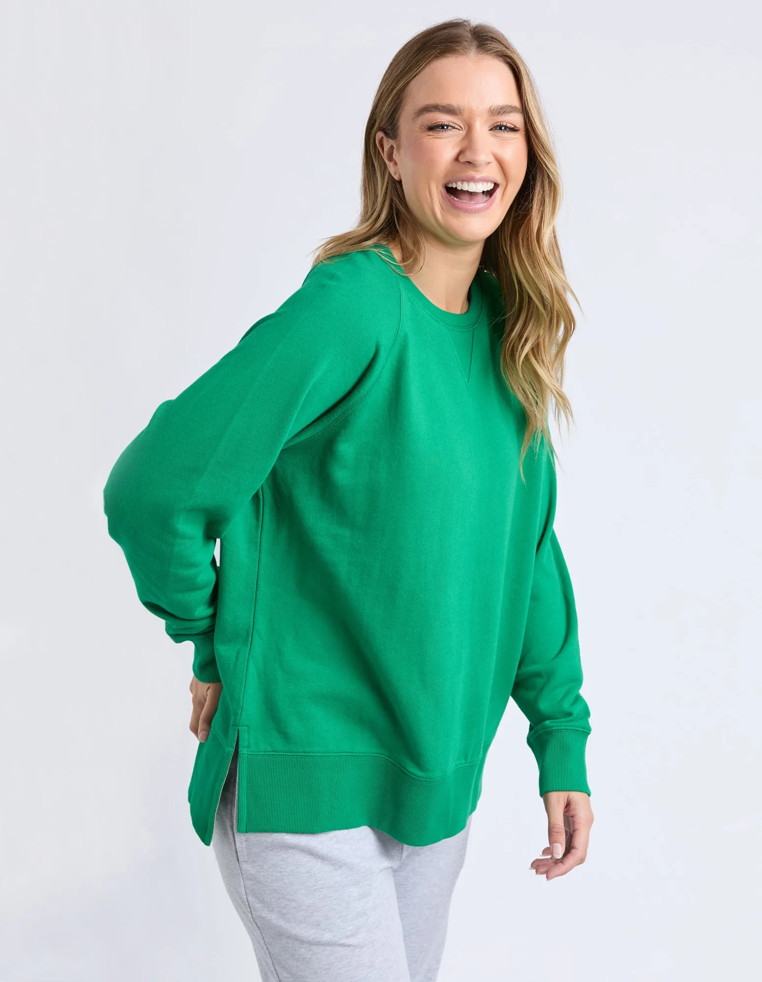 Melbourne Crew Pine Green sold by Elm Lifestyle product image thumbnail 4