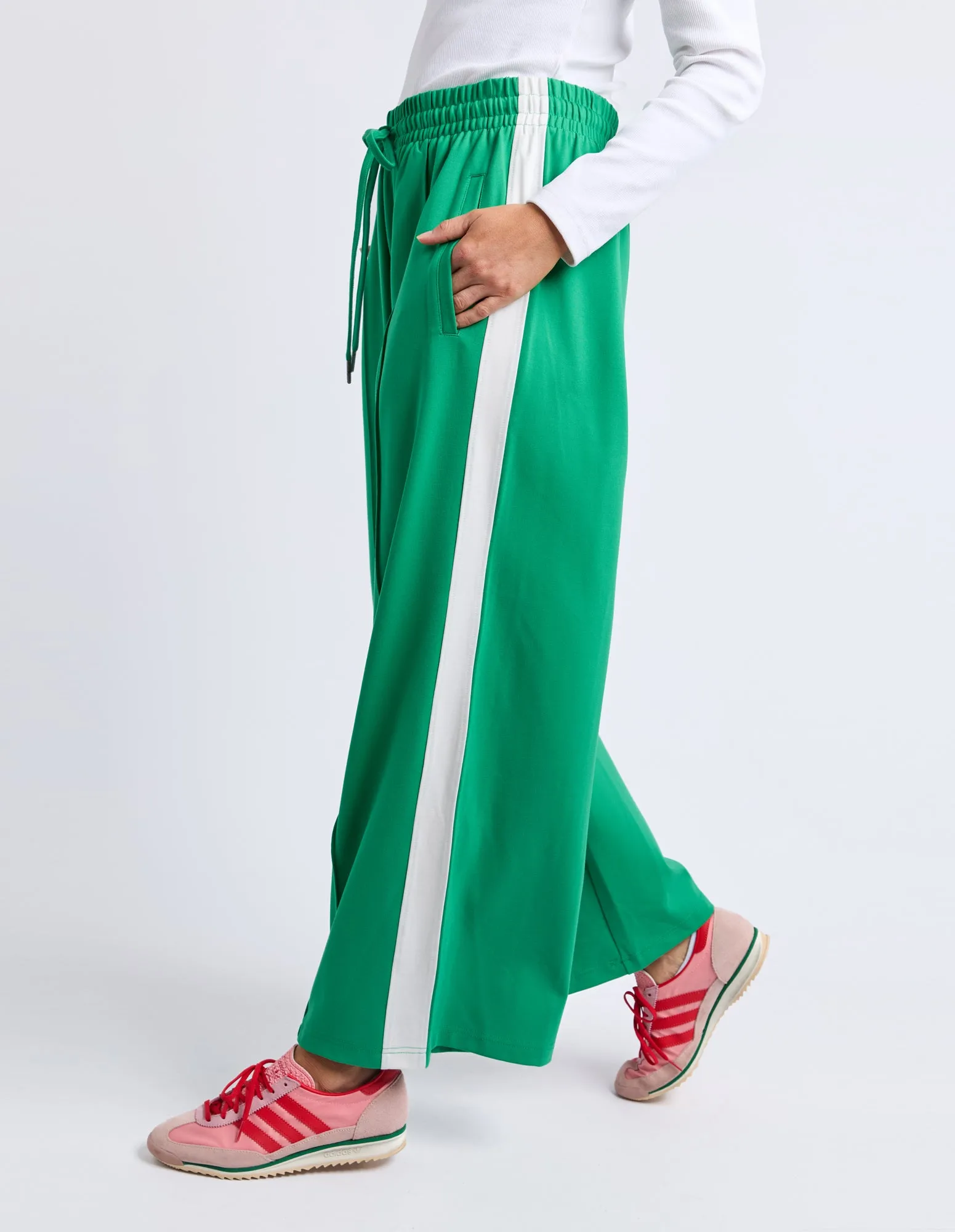 Carmen Wide Leg Pant Pine Green sold by Elm Lifestyle product image thumbnail 4