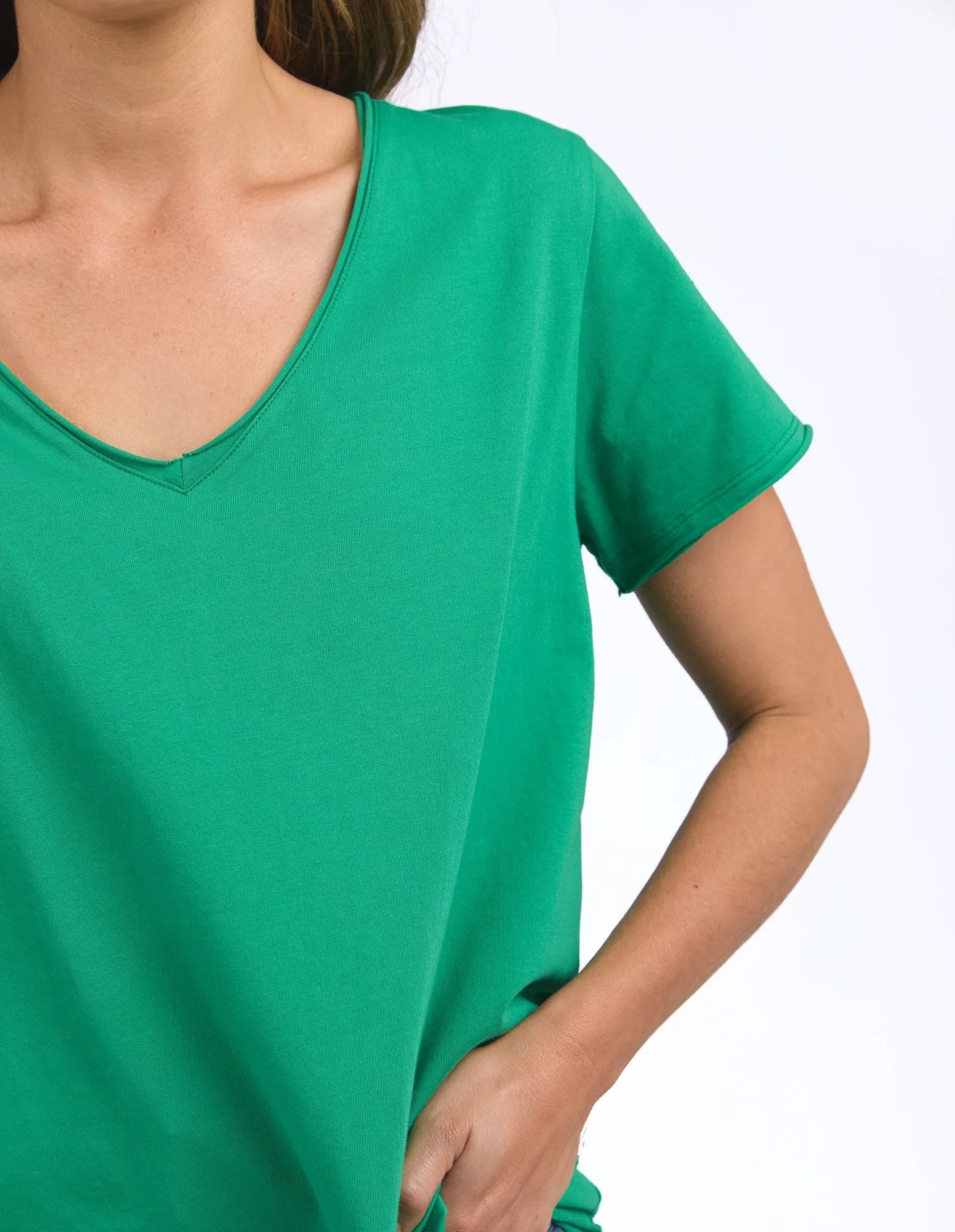 Pima Vee Tee Pine Green sold by Elm Lifestyle product image thumbnail 5