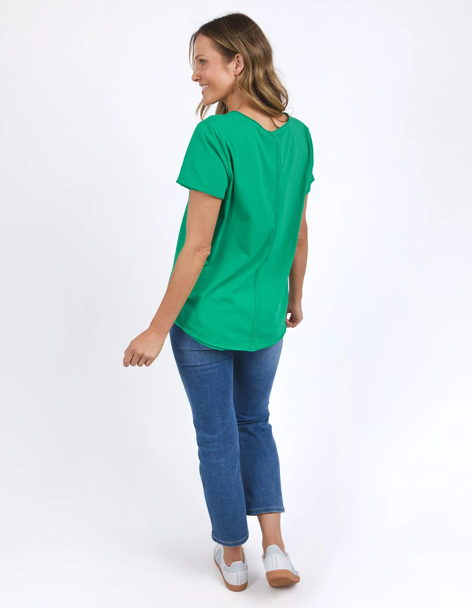 Pima Vee Tee Pine Green sold by Elm Lifestyle product image thumbnail 3