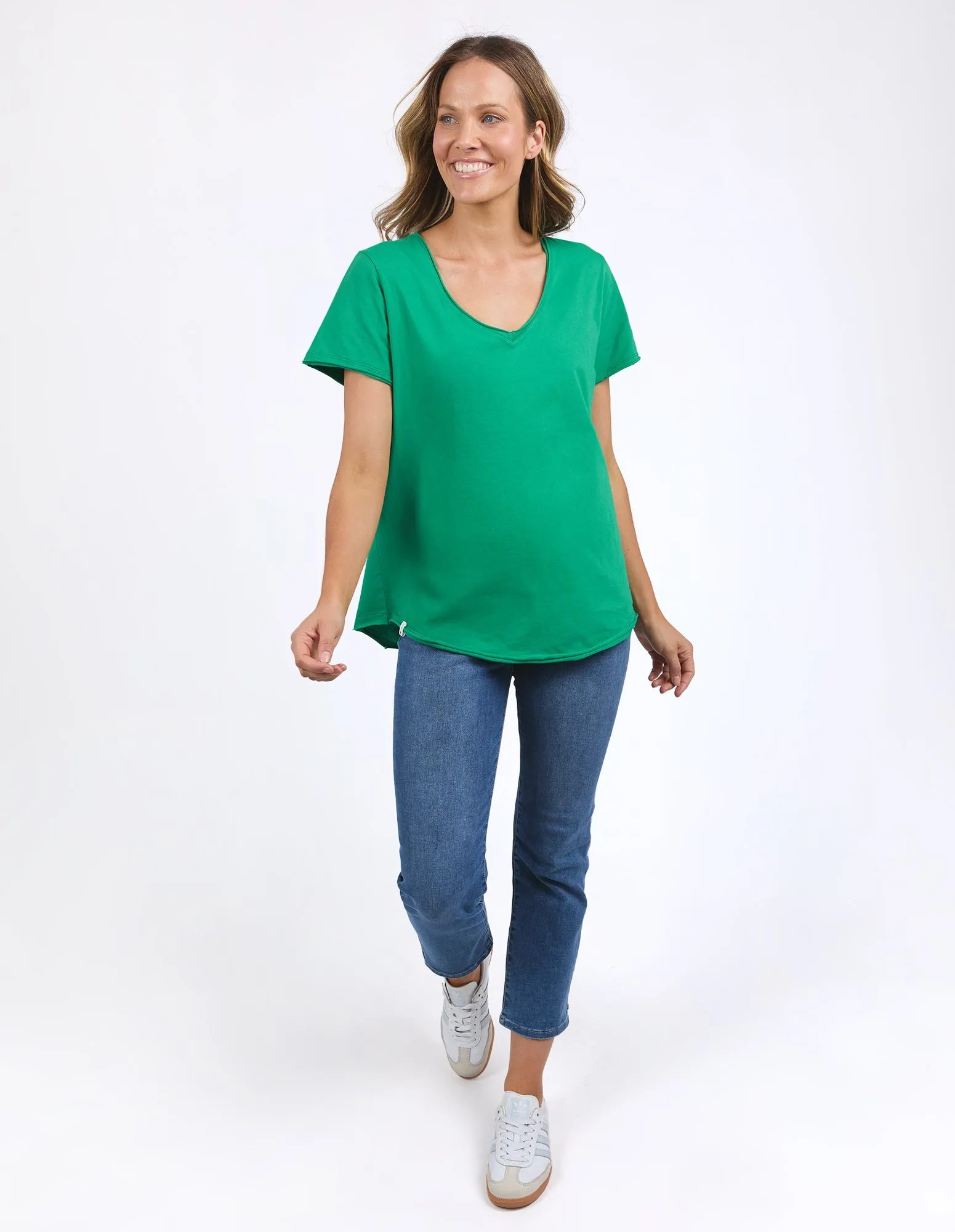 Pima Vee Tee Pine Green sold by Elm Lifestyle product image thumbnail 2