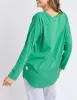 Rib Long Sleeve Pine Green sold by Elm Lifestyle