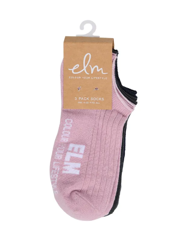 Elm Rib No Show Sock Khaki sold by Elm Lifestyle