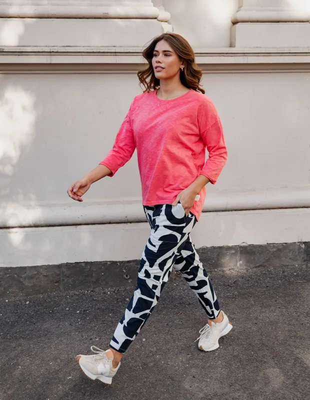 Mural Lounge Pant Navy & White Prnt sold by Elm Lifestyle