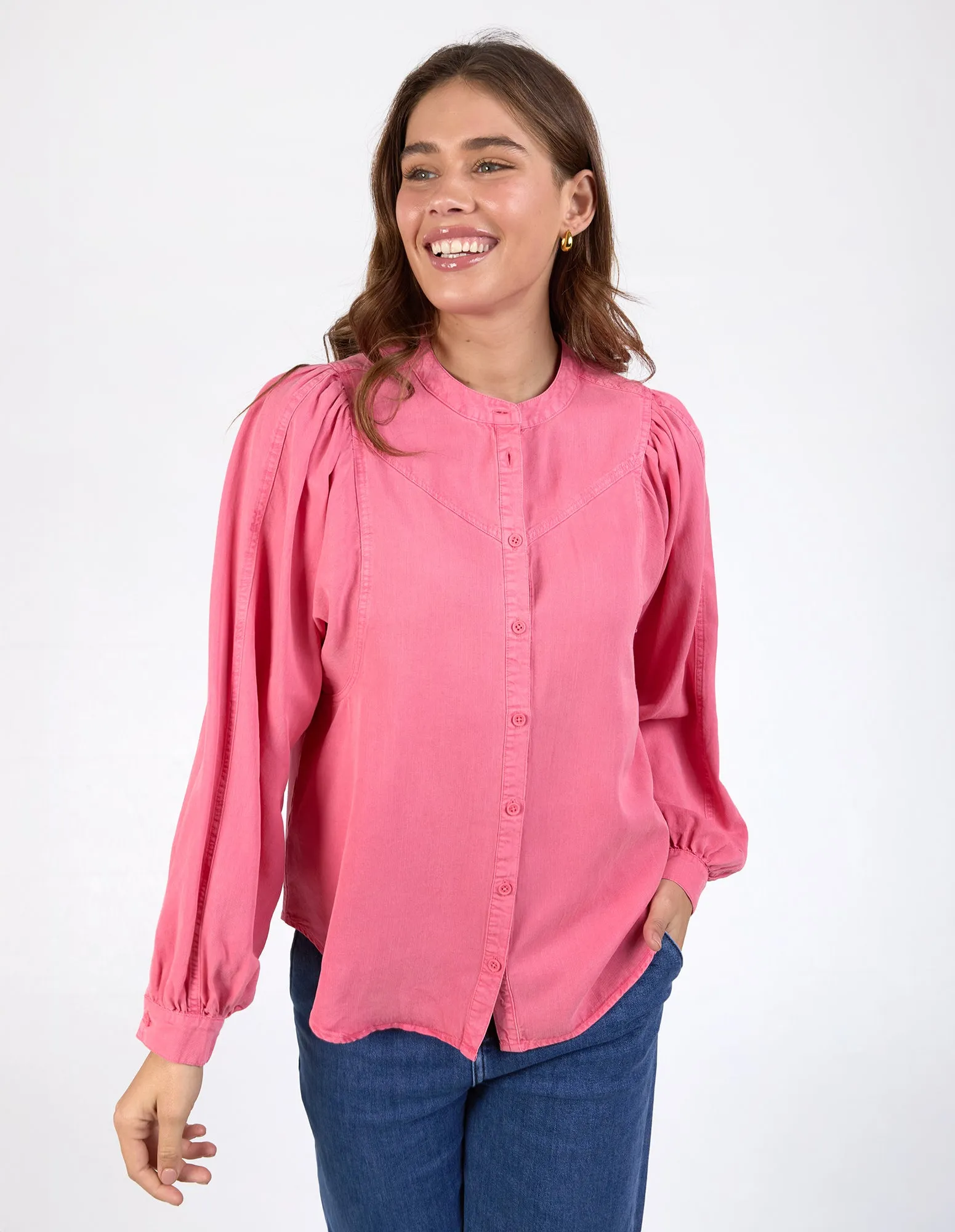 Hayley Blouse Azalia Pink sold by Elm Lifestyle product image thumbnail 2