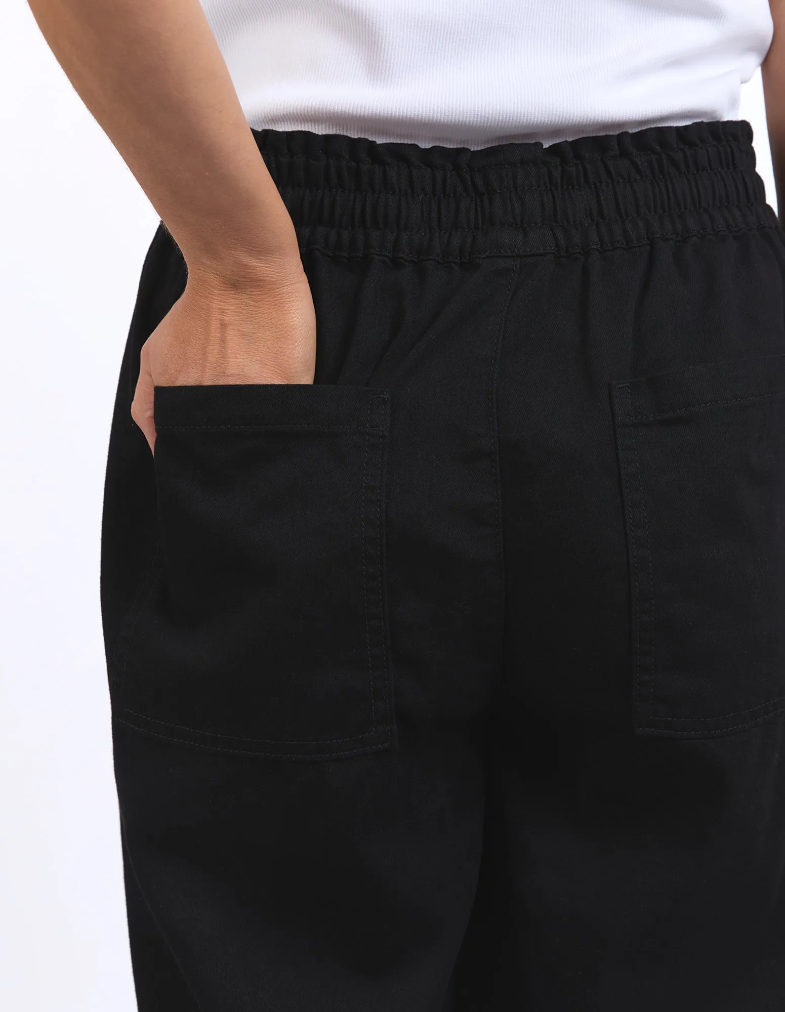 Greta Wide Leg Pant Black sold by Elm Lifestyle product image thumbnail 5