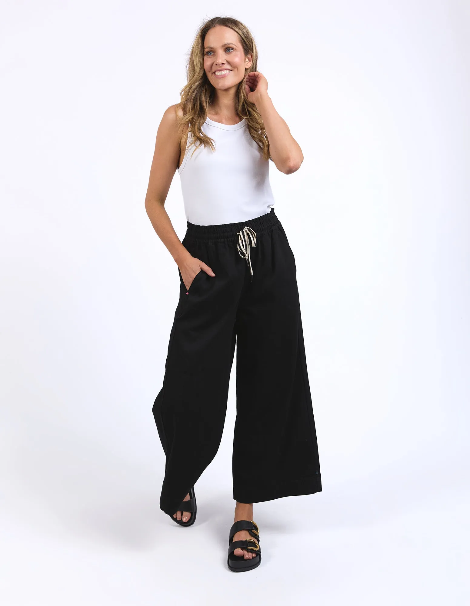 Greta Wide Leg Pant Black sold by Elm Lifestyle product image thumbnail 2