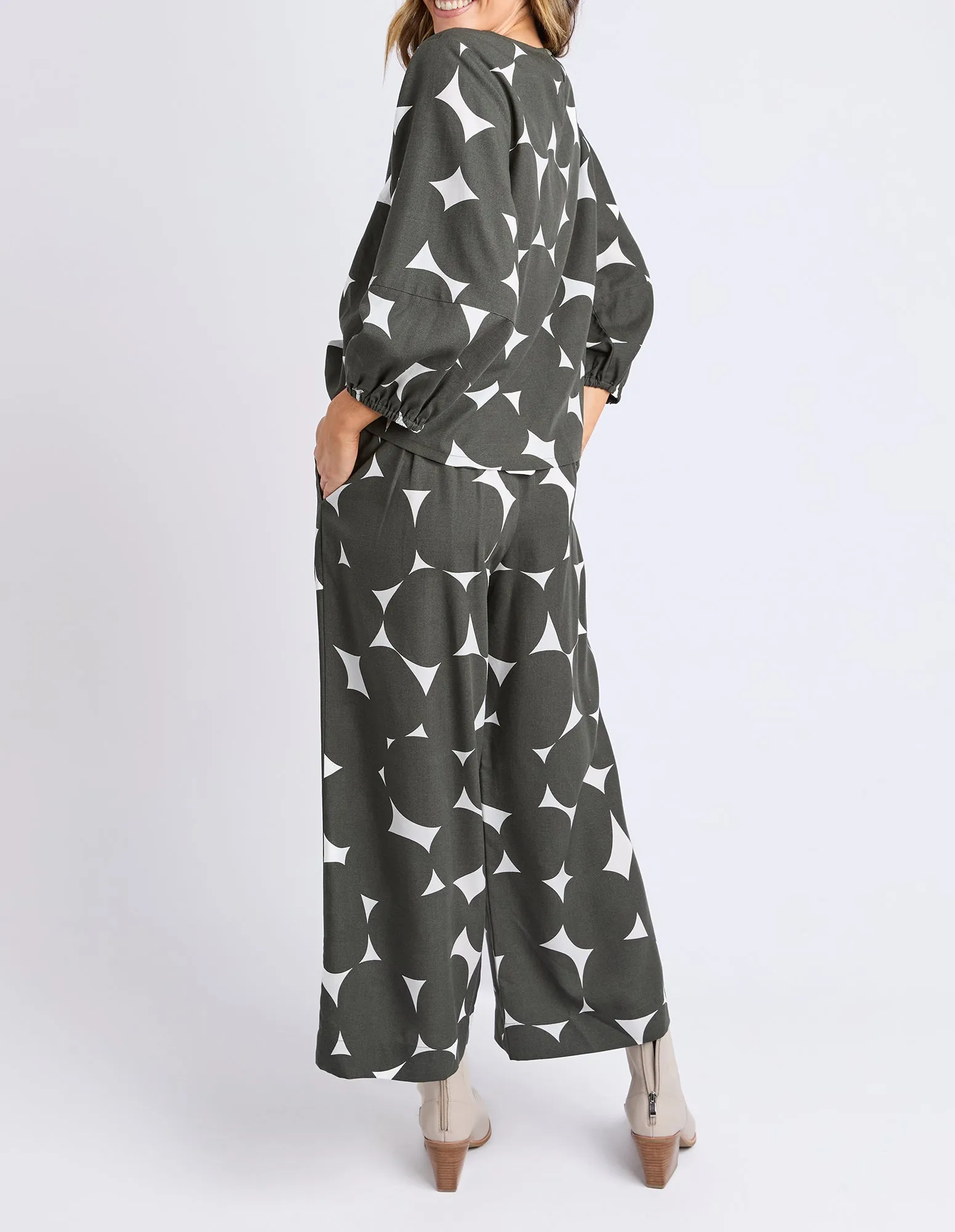 Demi Spot Top Basil sold by Elm Lifestyle product image thumbnail 3