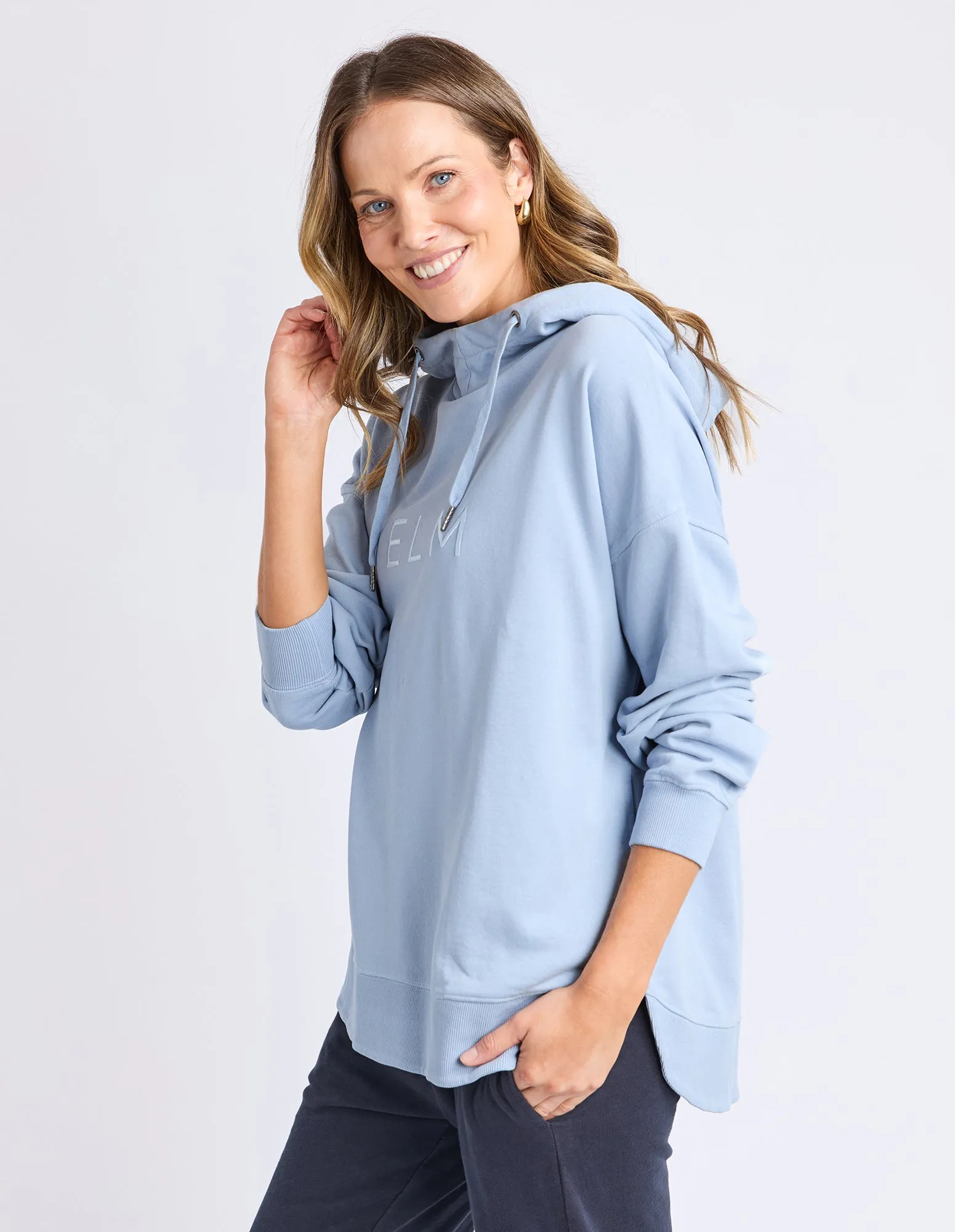 Established Hoodie Sky Blue sold by Elm Lifestyle product image thumbnail 4