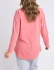 Rib Long Sleeve Cosy Coral sold by Elm Lifestyle