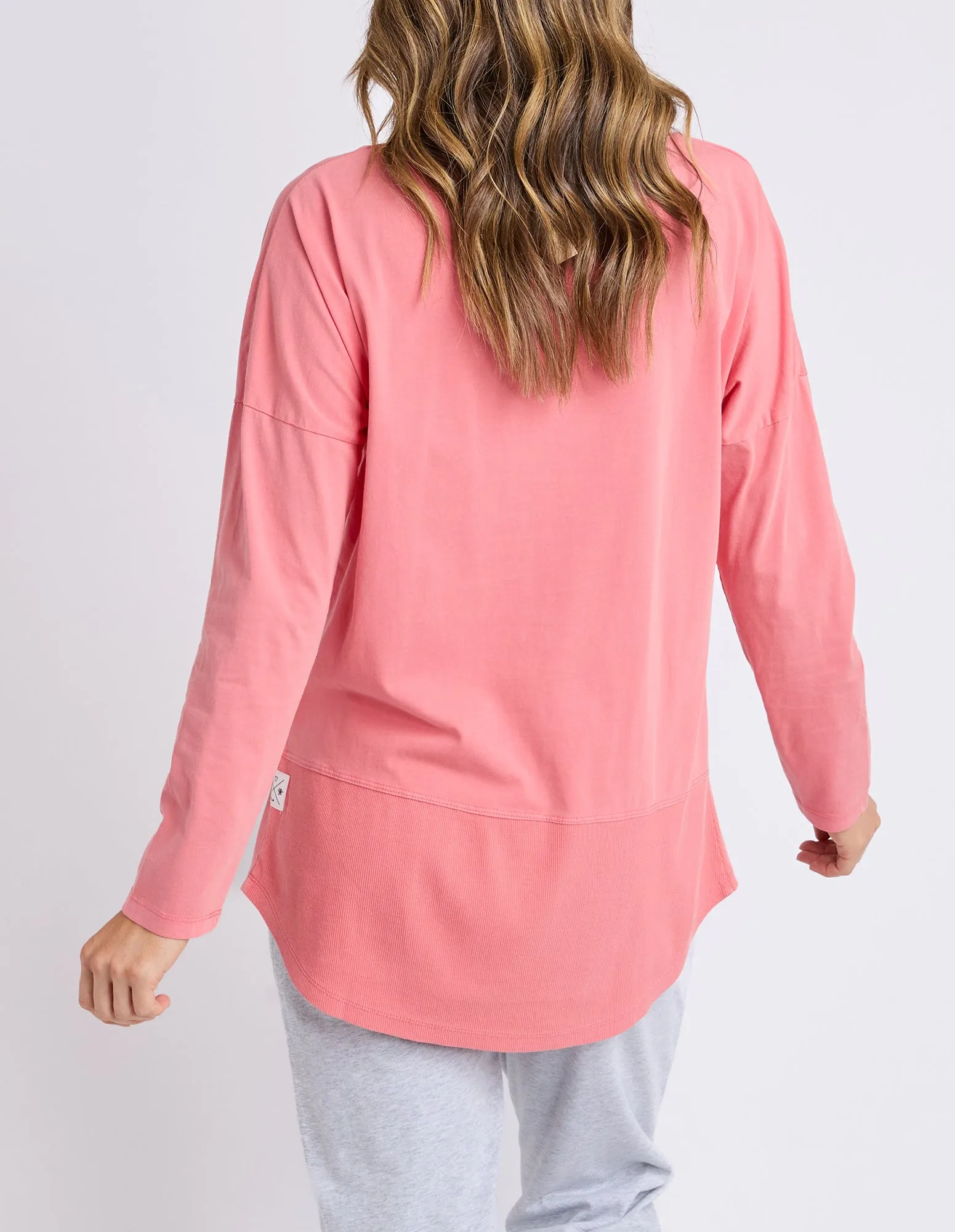 Rib Long Sleeve Cosy Coral sold by Elm Lifestyle product image thumbnail 3