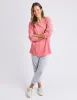 Rib Long Sleeve Cosy Coral sold by Elm Lifestyle