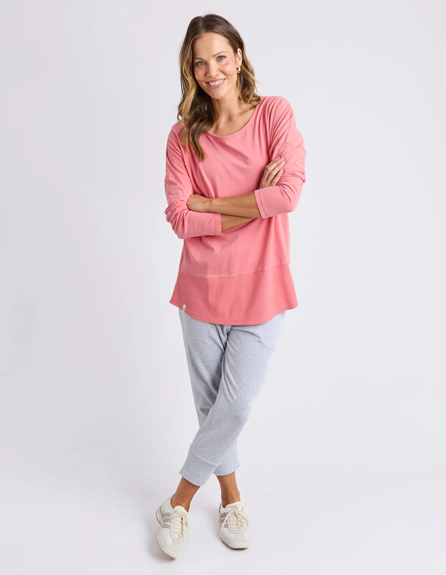 Rib Long Sleeve Cosy Coral sold by Elm Lifestyle product image thumbnail 2