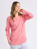 Rib Long Sleeve Cosy Coral sold by Elm Lifestyle