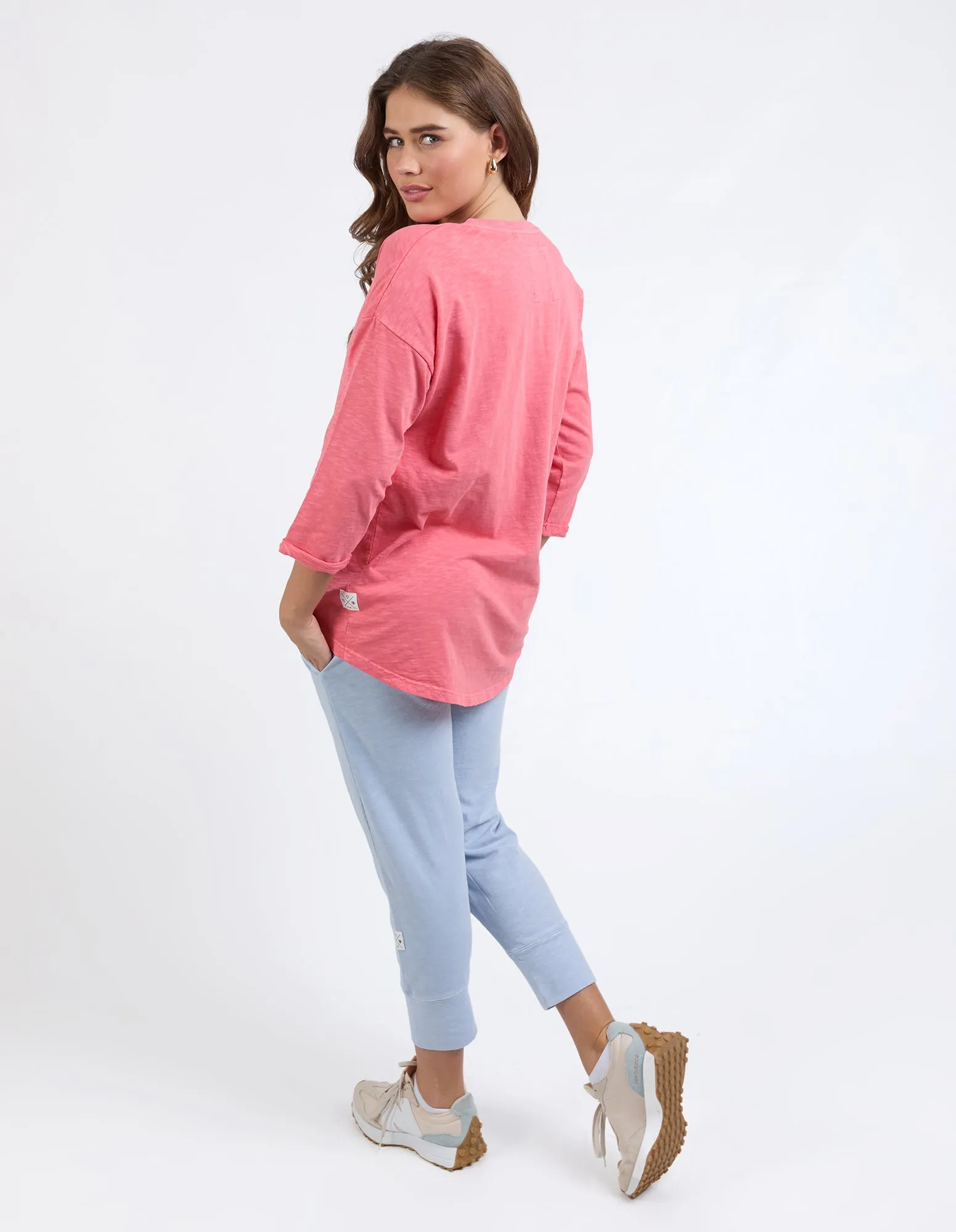 Annie 3/4 Sleeve Tee Cosy Coral sold by Elm Lifestyle product image thumbnail 4