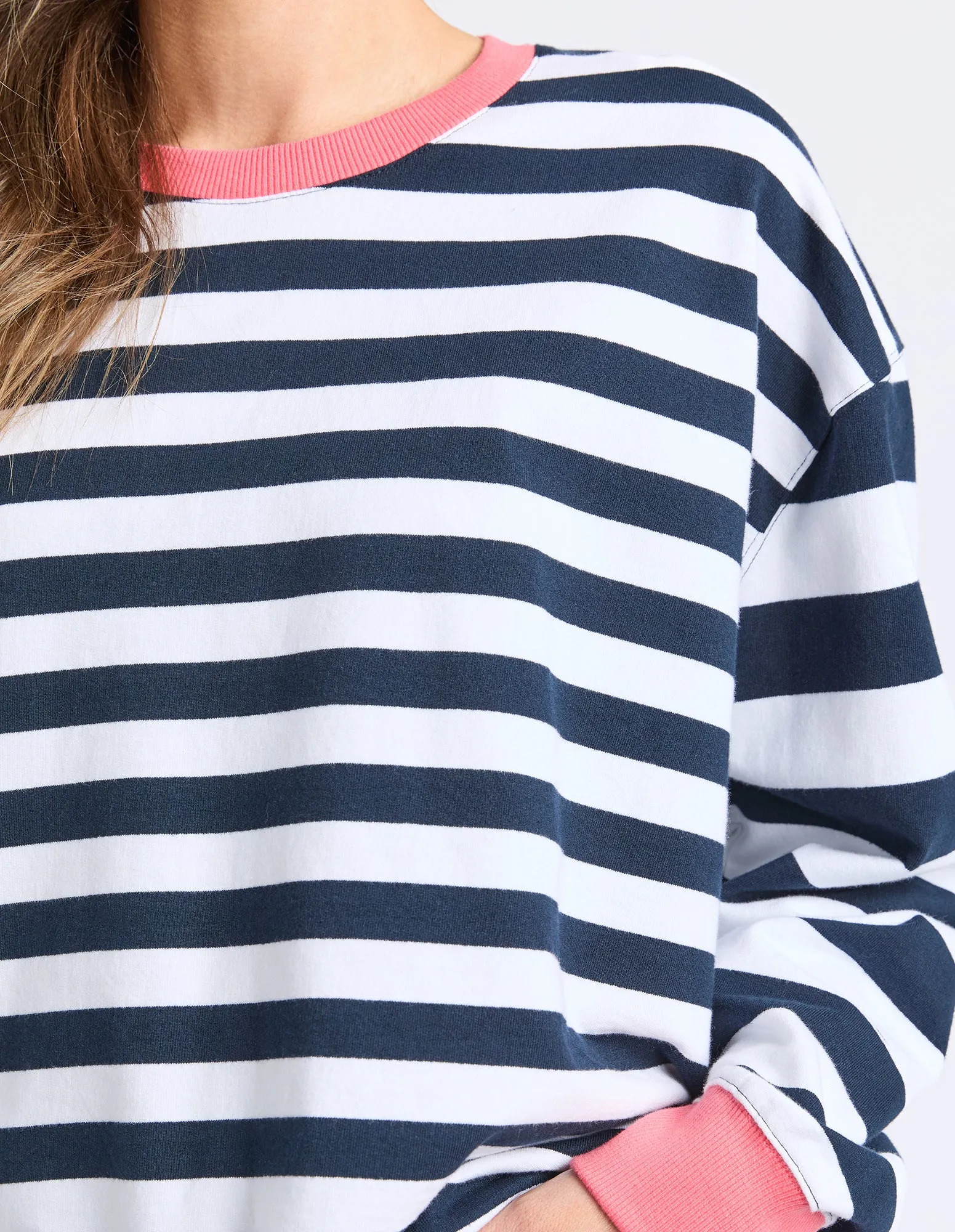 Vivid Crew Navy & White Stripe sold by Elm Lifestyle product image thumbnail 3