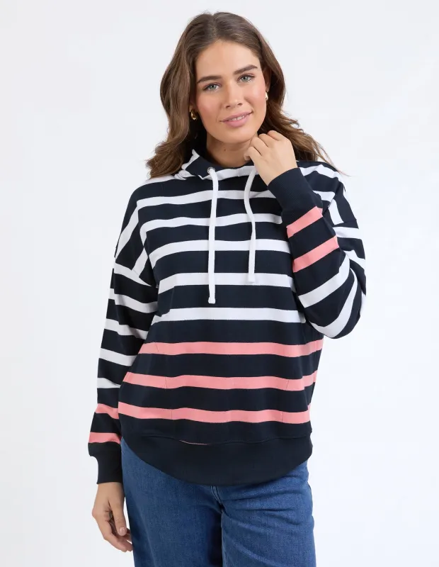 Turn Back Hoodie Navy sold by Elm Lifestyle
