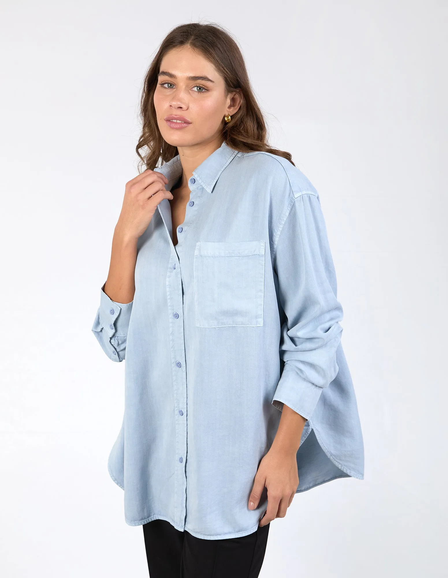 Brooklyn Shirt Sky Blue sold by Elm Lifestyle product image thumbnail 4
