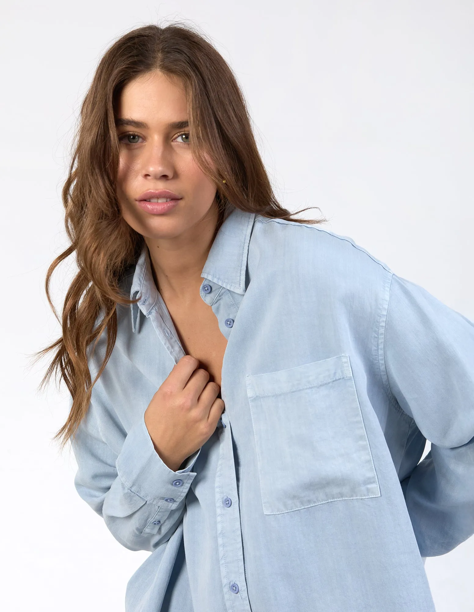 Brooklyn Shirt Sky Blue sold by Elm Lifestyle product image thumbnail 5