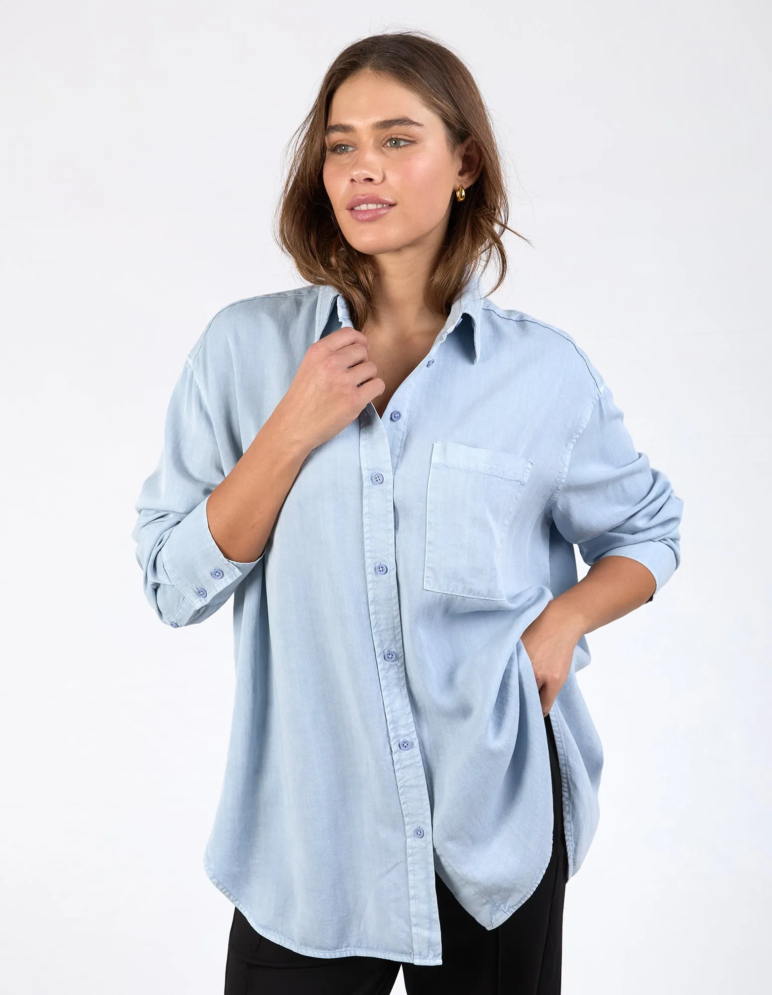 Brooklyn Shirt Sky Blue sold by Elm Lifestyle